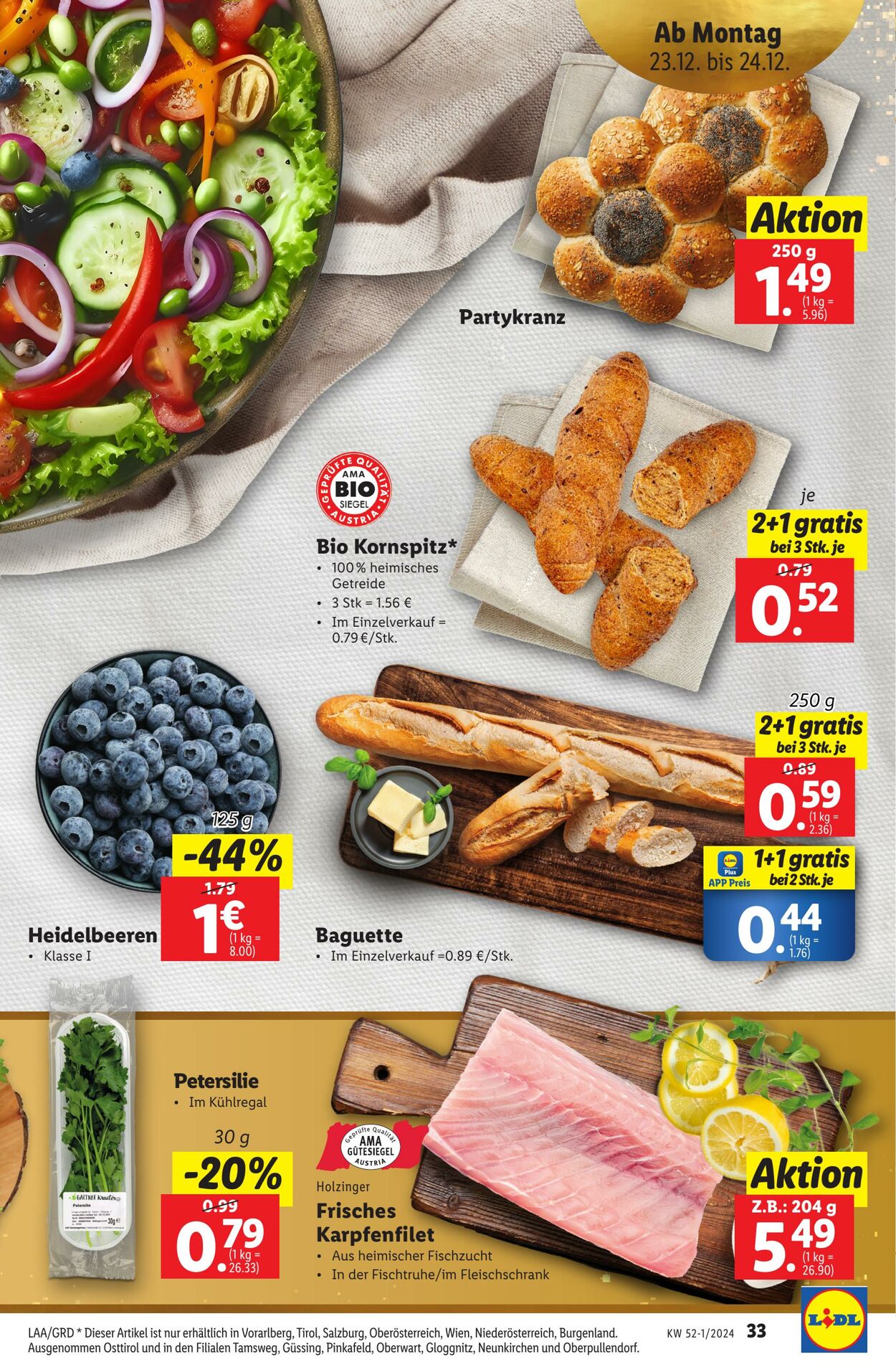 Prospekt Lidl 19.12.2024 - 24.12.2024