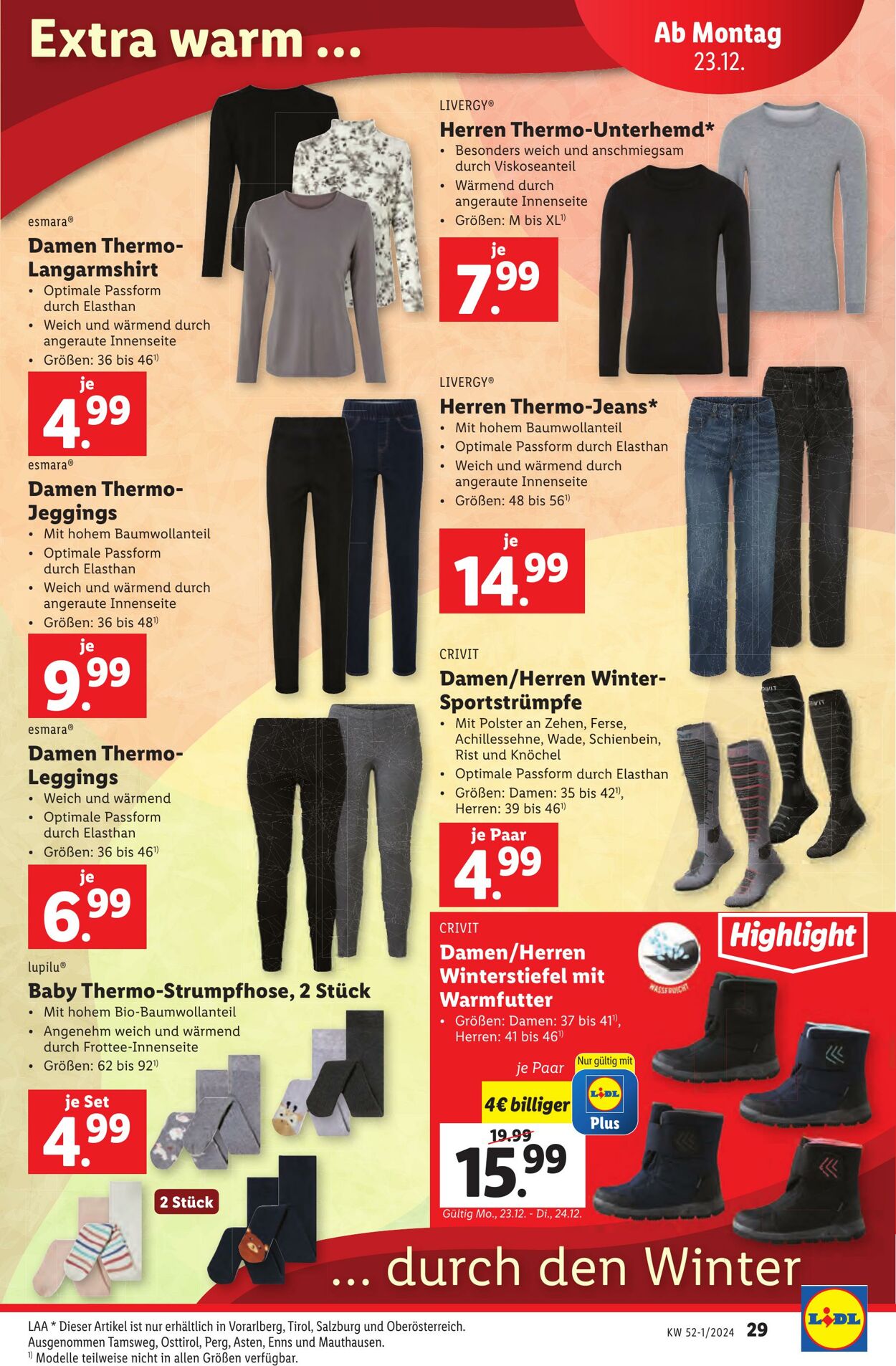 Prospekt Lidl 19.12.2024 - 24.12.2024