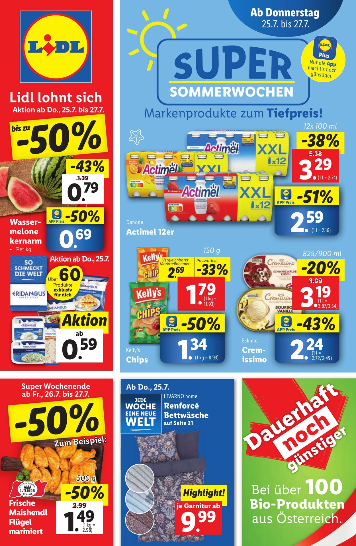 Prospekt Lidl 25.07.2024 - 27.07.2024