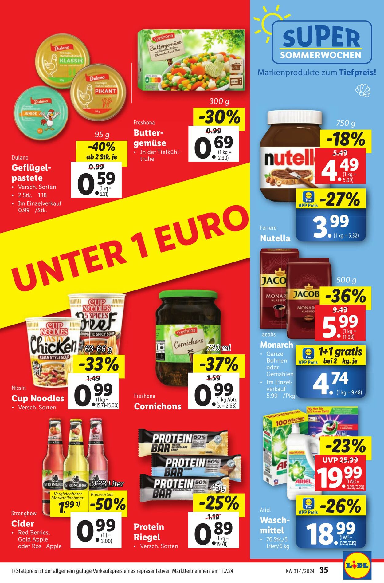 Prospekt Lidl 25.07.2024 - 27.07.2024