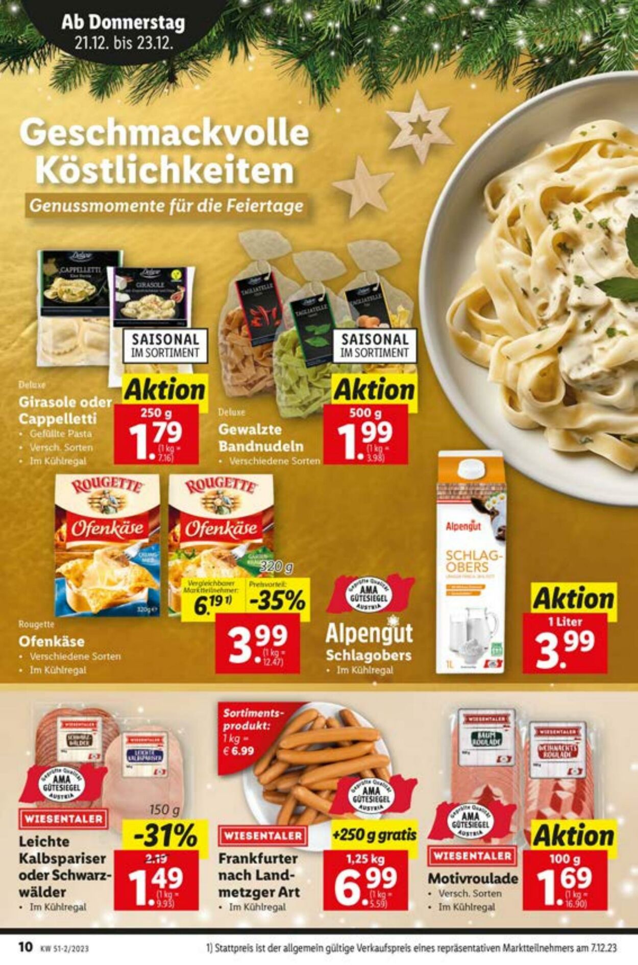 Prospekt Lidl 21.12.2023 - 23.12.2023