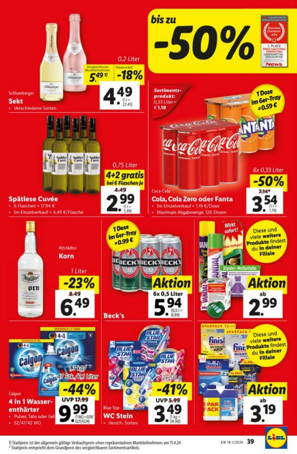 Prospekt Lidl 25.04.2024 - 30.04.2024