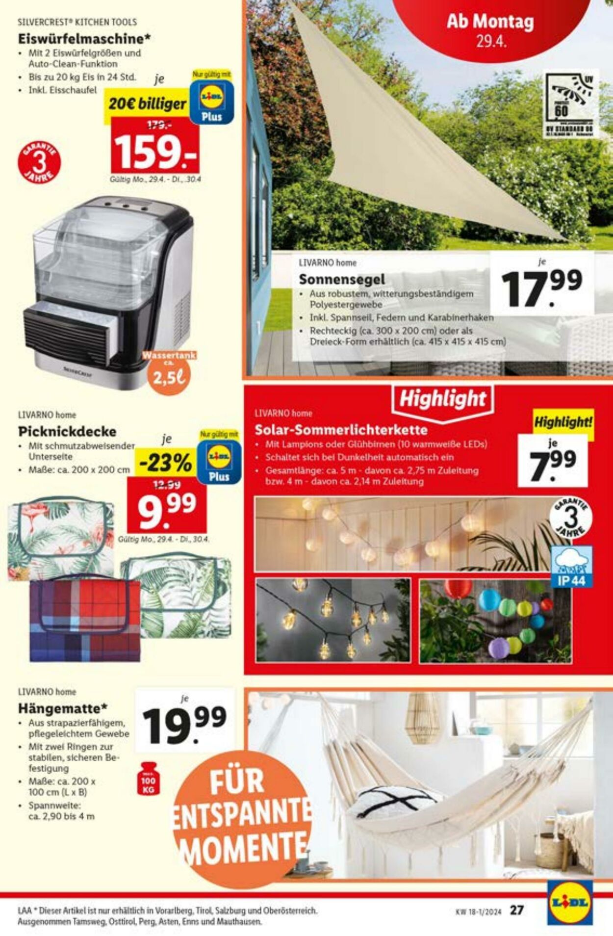 Prospekt Lidl 25.04.2024 - 30.04.2024