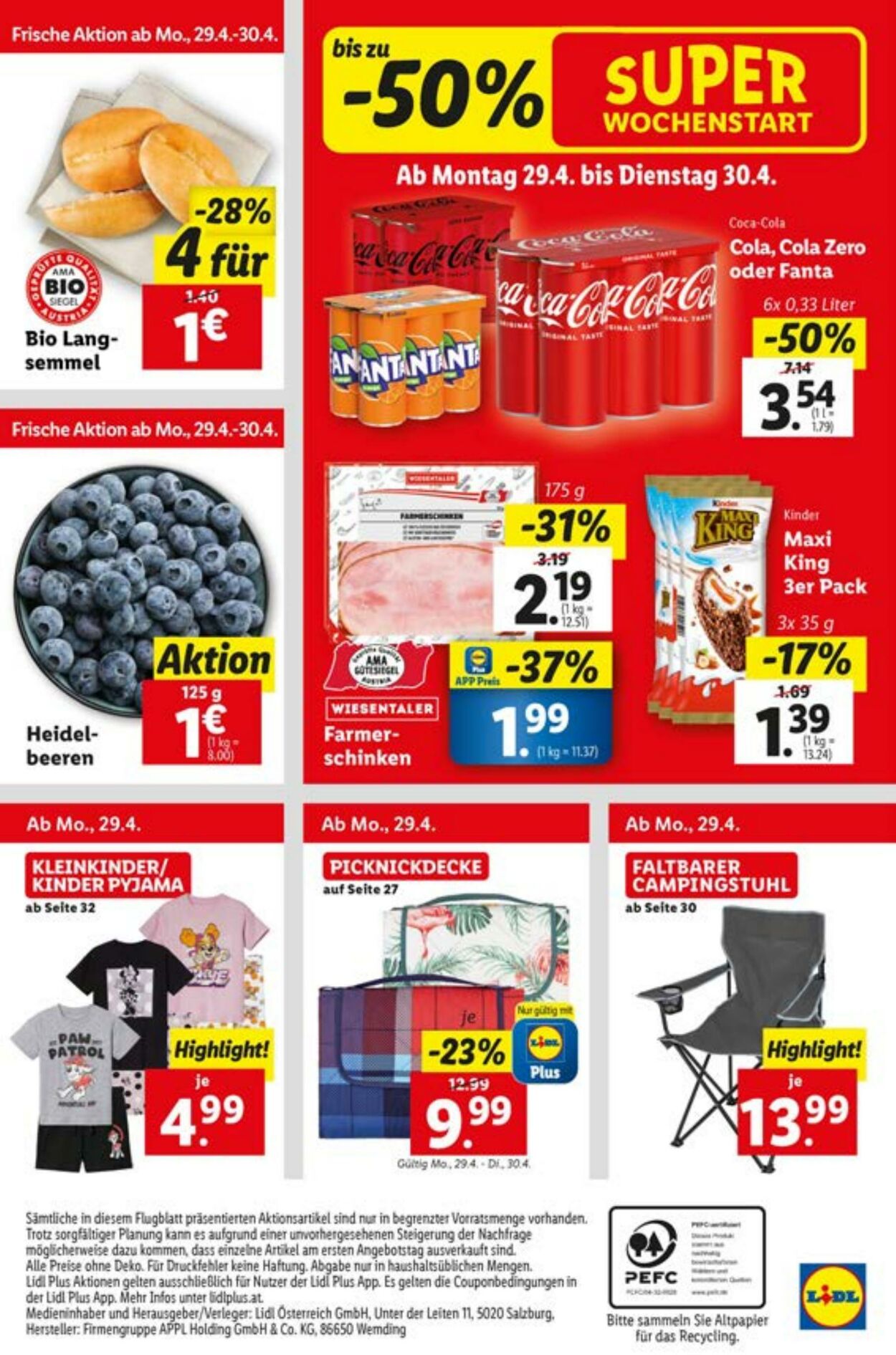 Prospekt Lidl 25.04.2024 - 30.04.2024