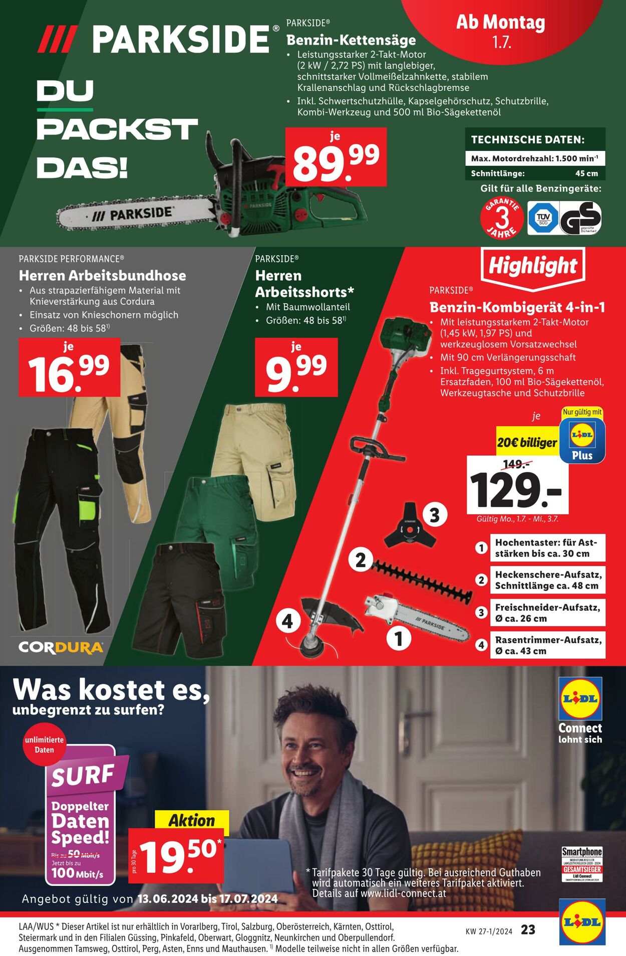 Prospekt Lidl 27.06.2024 - 03.07.2024