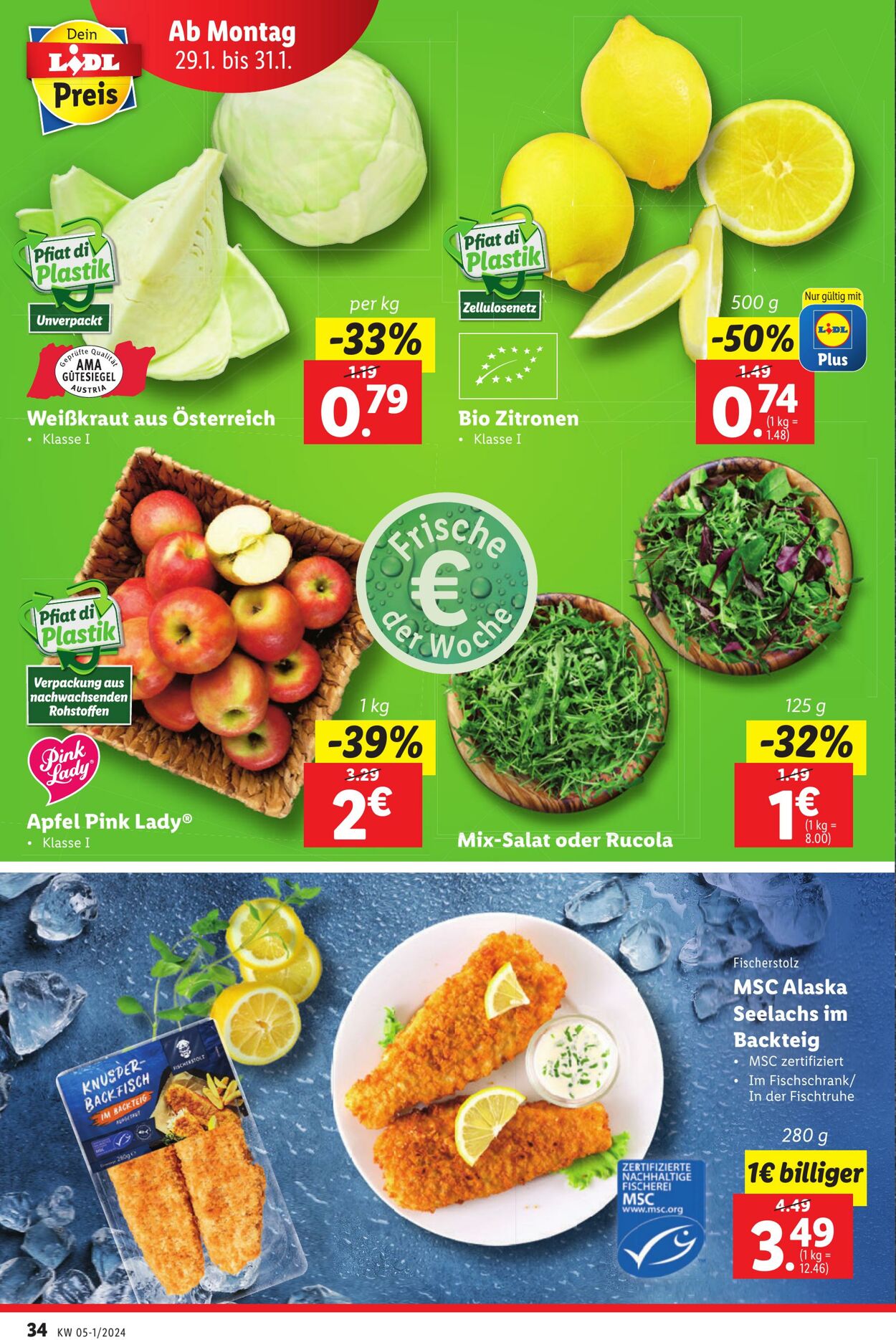 Prospekt Lidl 25.01.2024 - 31.01.2024