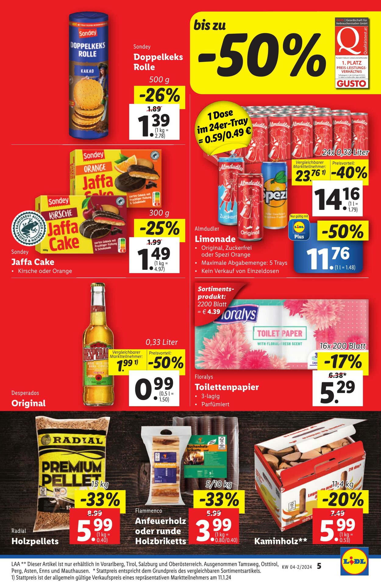 Prospekt Lidl 25.01.2024 - 31.01.2024