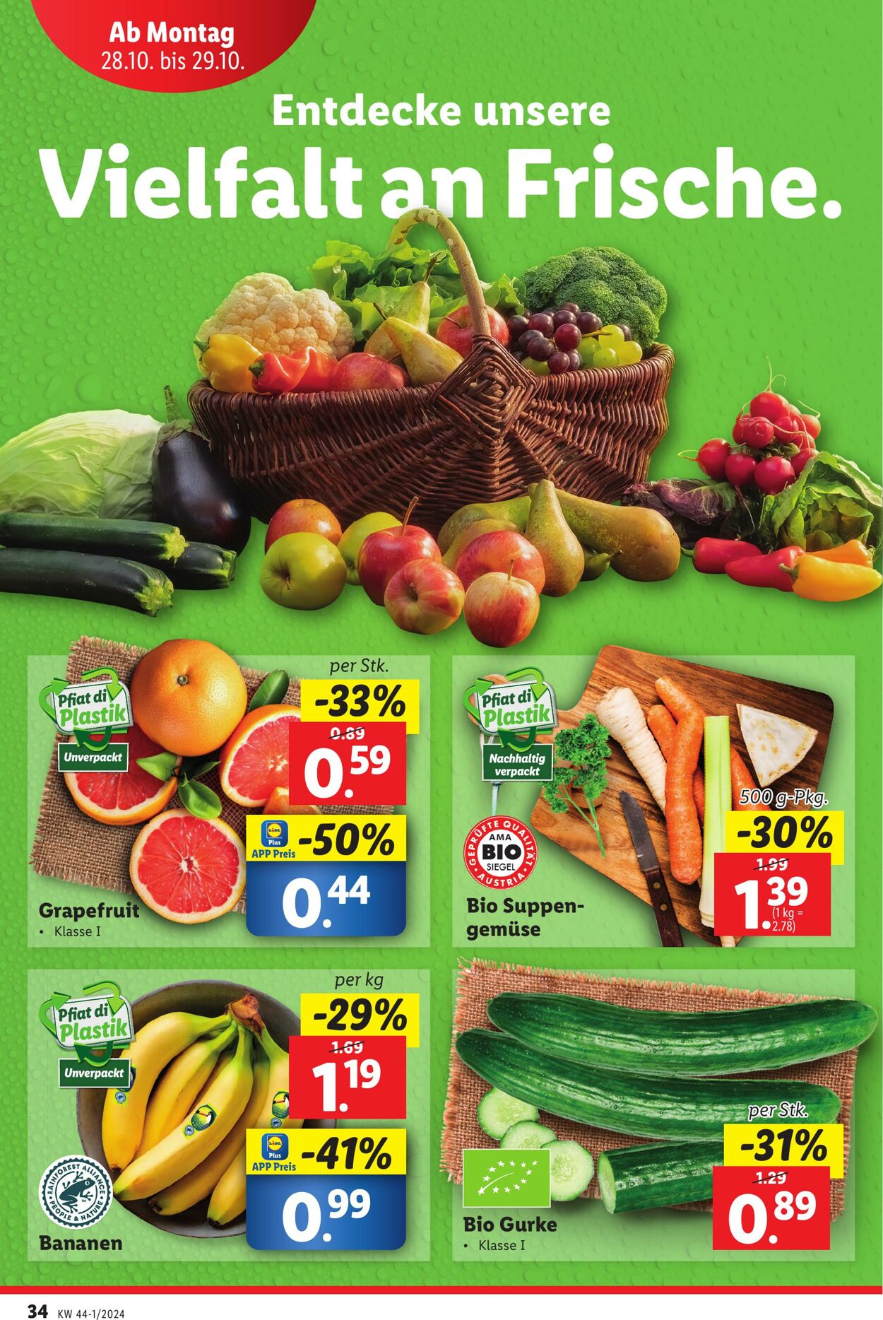 Prospekt Lidl 23.10.2024 - 29.10.2024