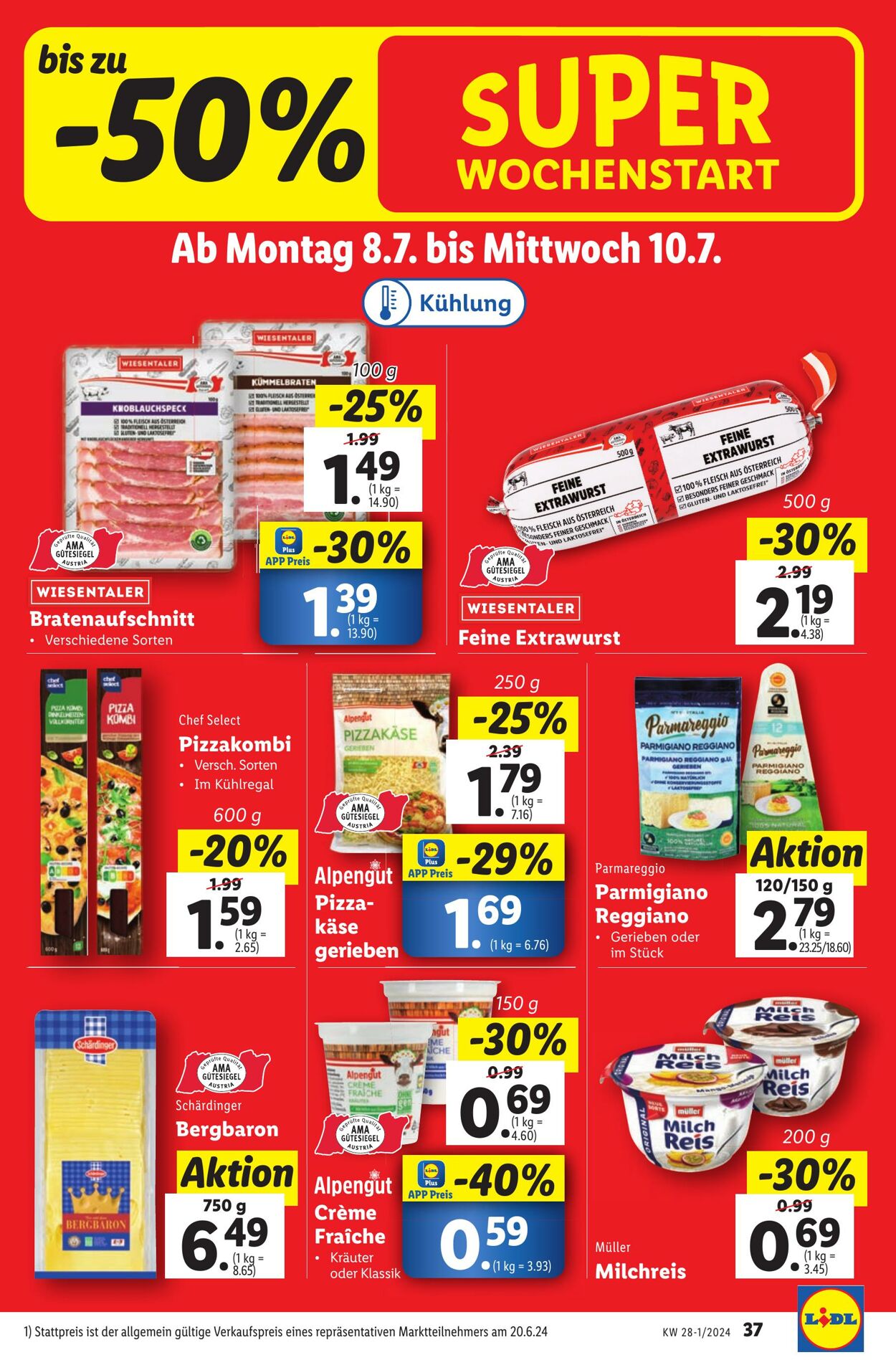 Prospekt Lidl 04.07.2024 - 10.07.2024