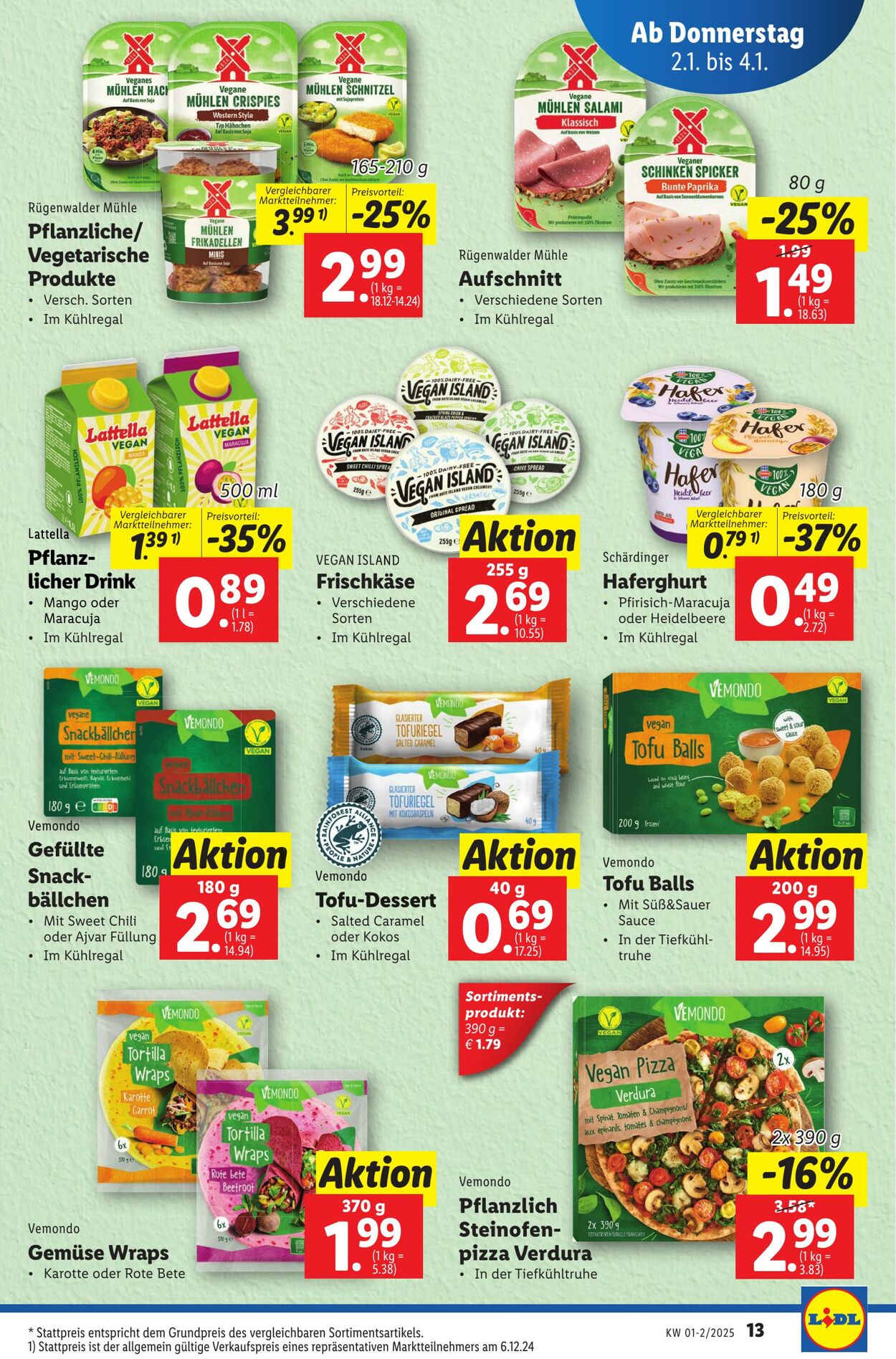 Prospekt Lidl 02.01.2025 - 08.01.2025