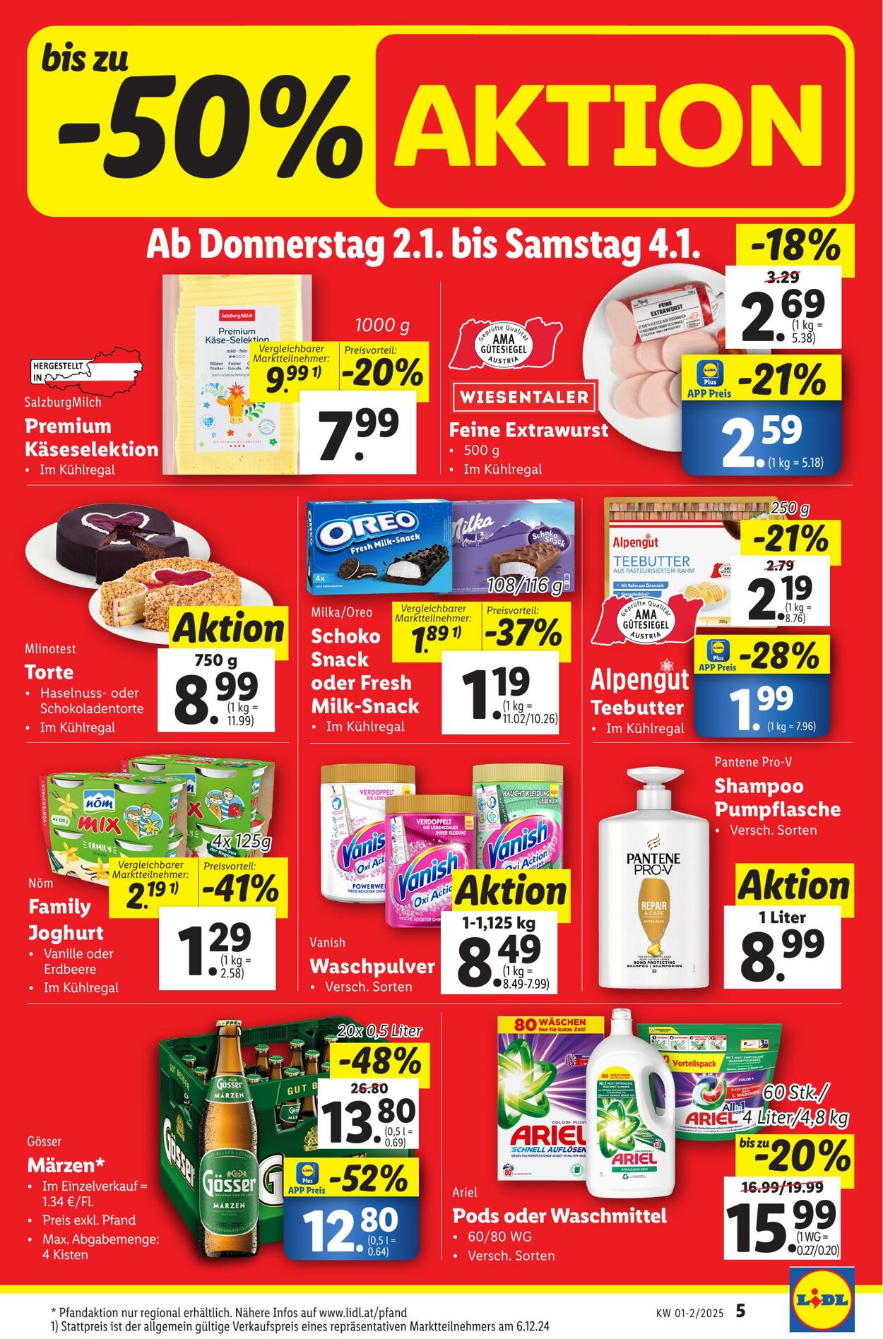 Prospekt Lidl 02.01.2025 - 08.01.2025