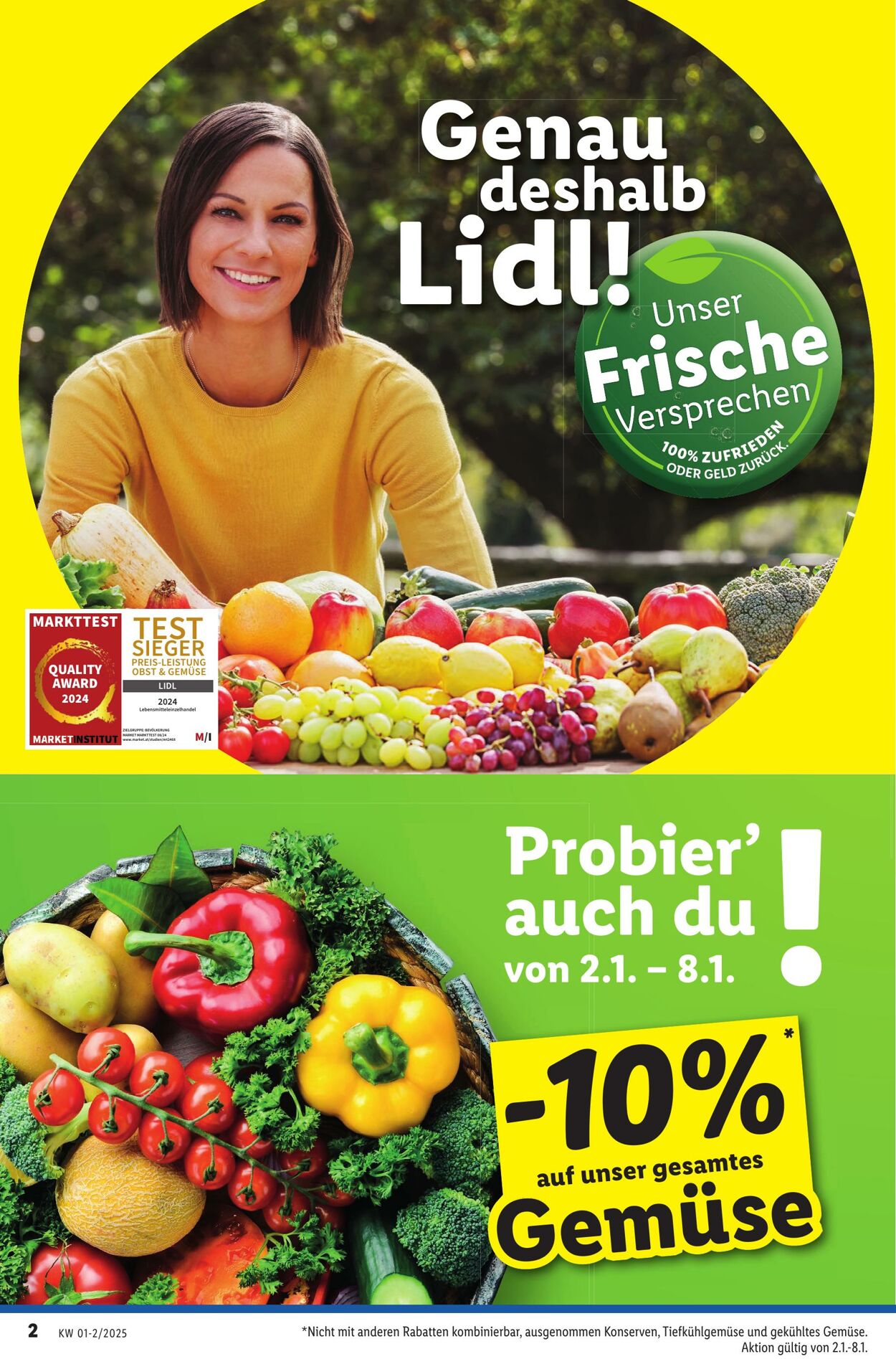 Prospekt Lidl 02.01.2025 - 08.01.2025