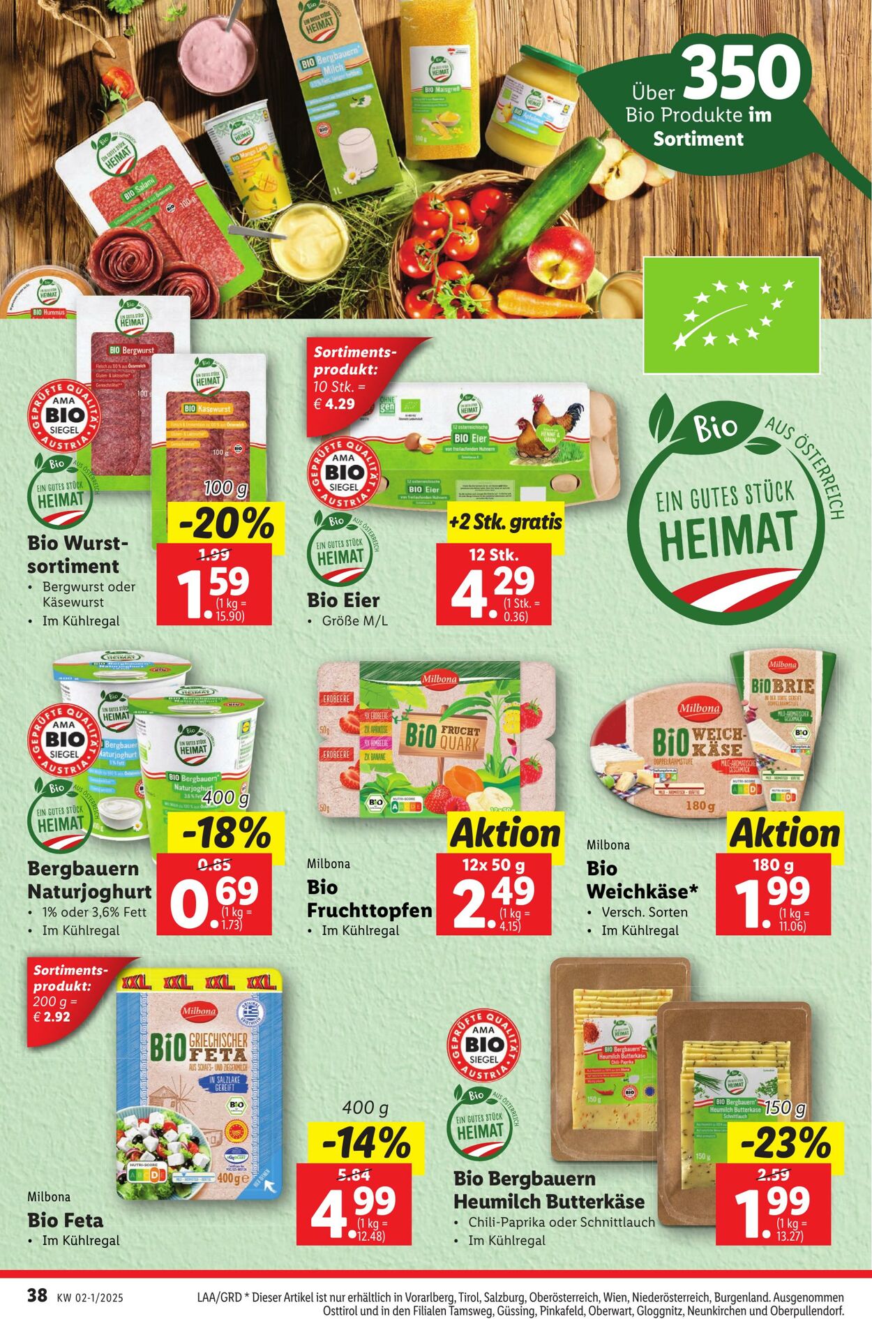 Prospekt Lidl 02.01.2025 - 08.01.2025