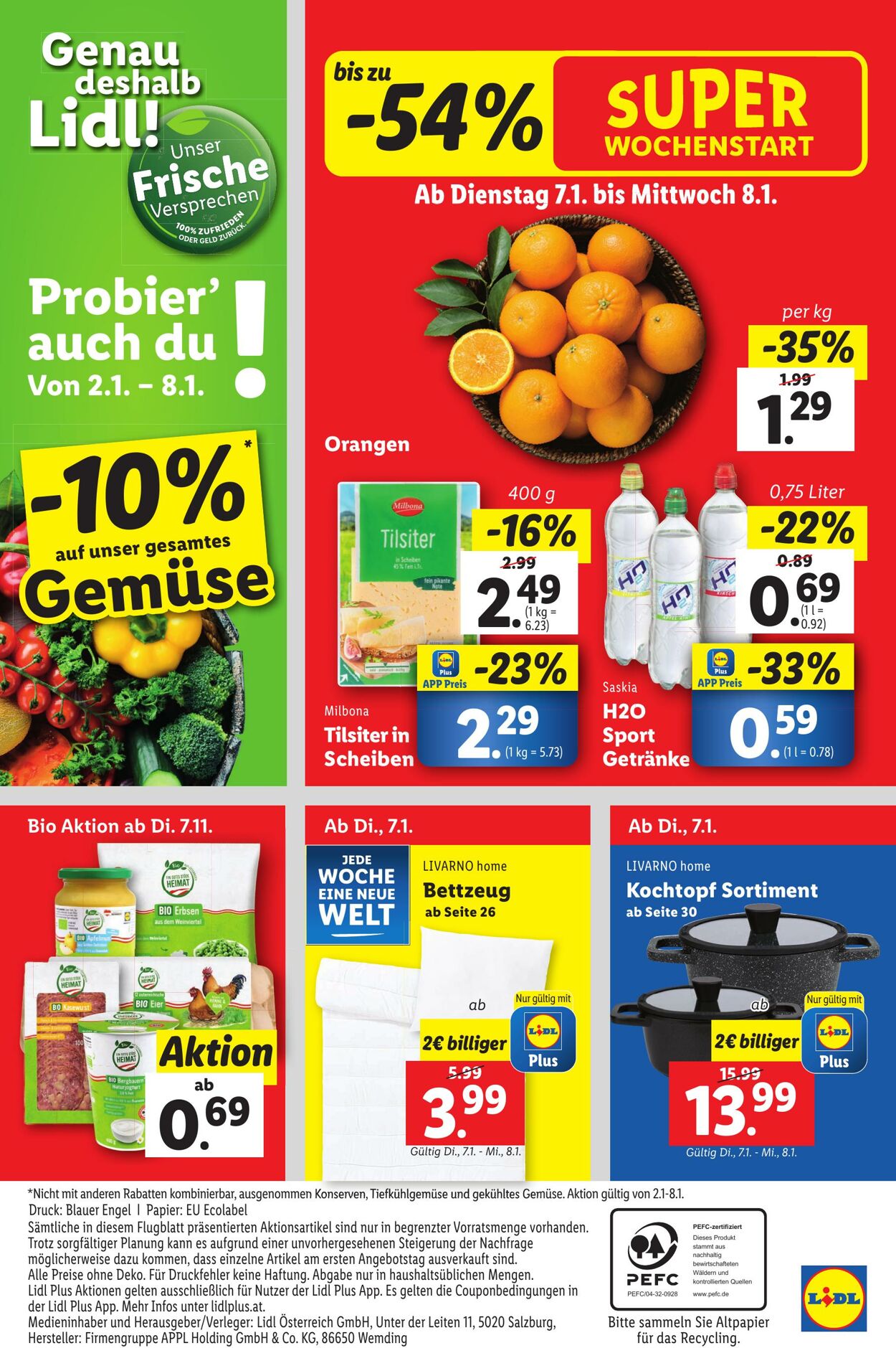 Prospekt Lidl 02.01.2025 - 08.01.2025