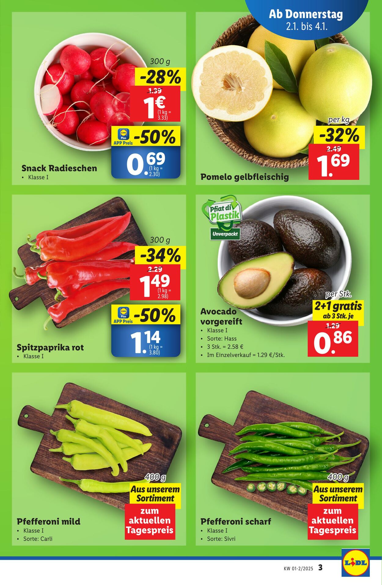 Prospekt Lidl 02.01.2025 - 08.01.2025