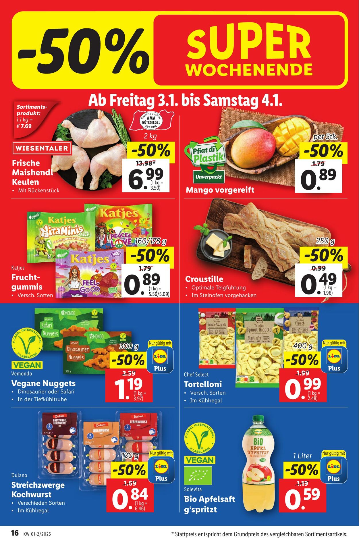 Prospekt Lidl 02.01.2025 - 08.01.2025