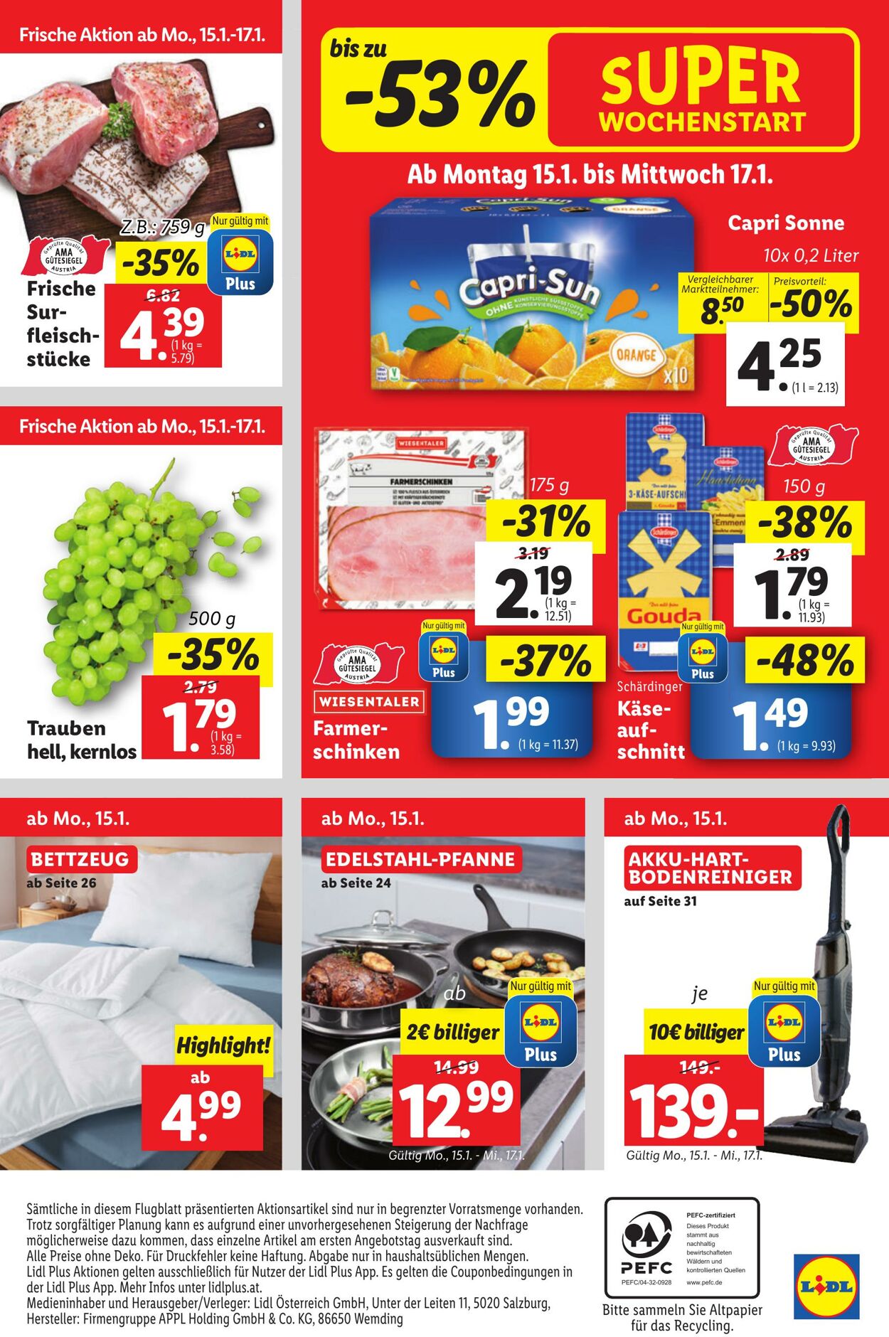 Prospekt Lidl 11.01.2024 - 13.01.2024