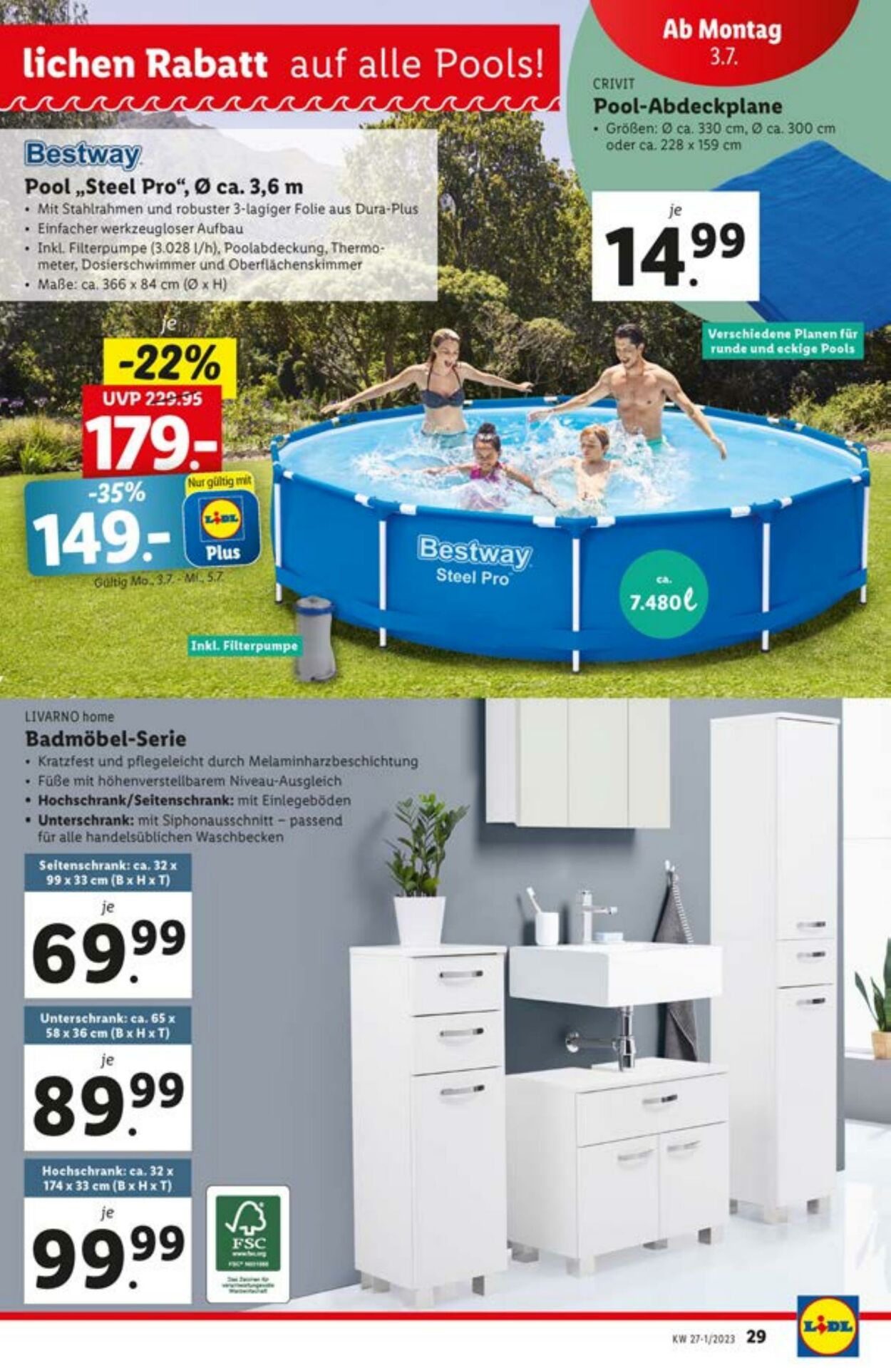 Prospekt Lidl 29.06.2023 - 05.07.2023