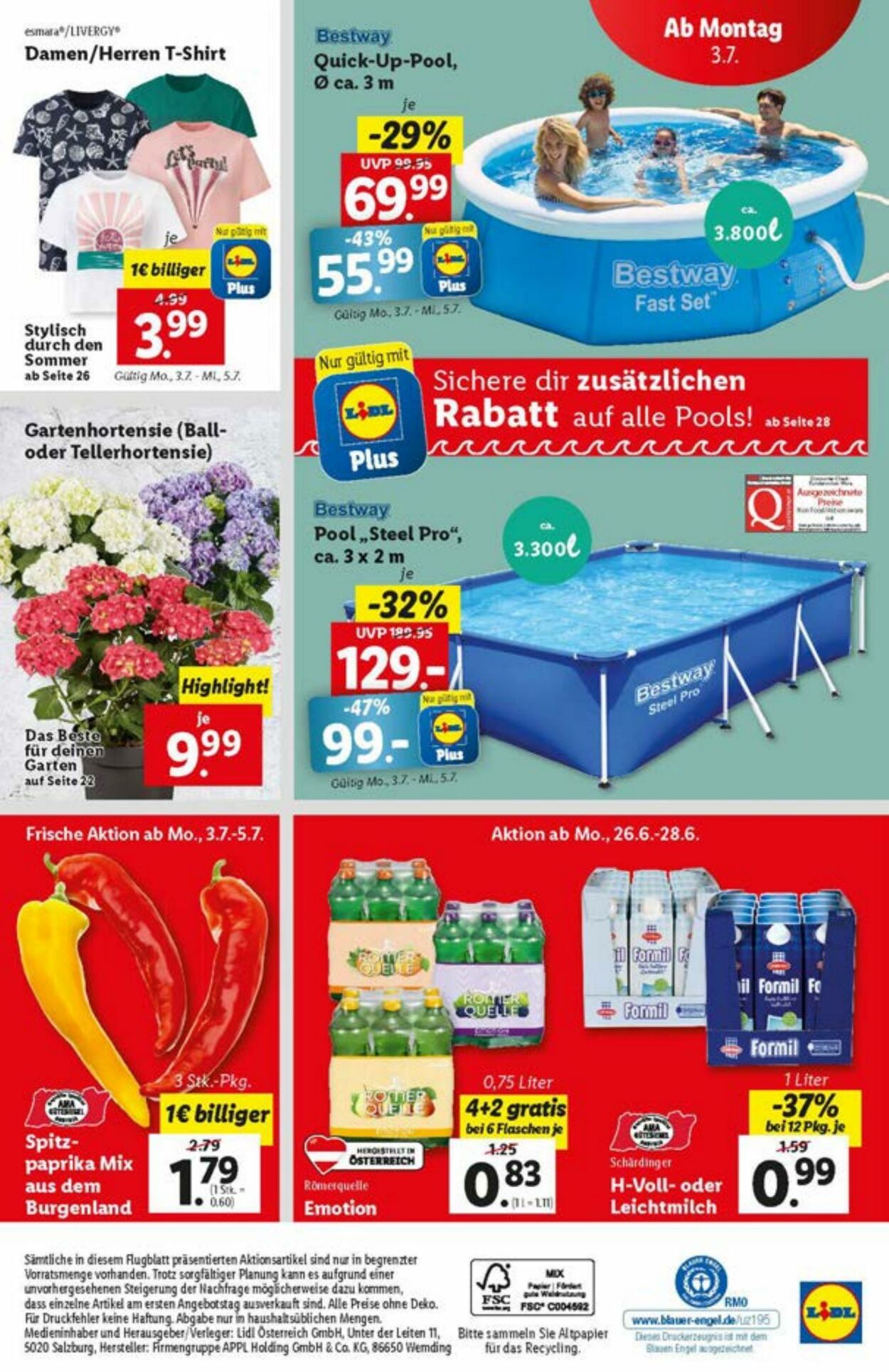 Prospekt Lidl 29.06.2023 - 05.07.2023