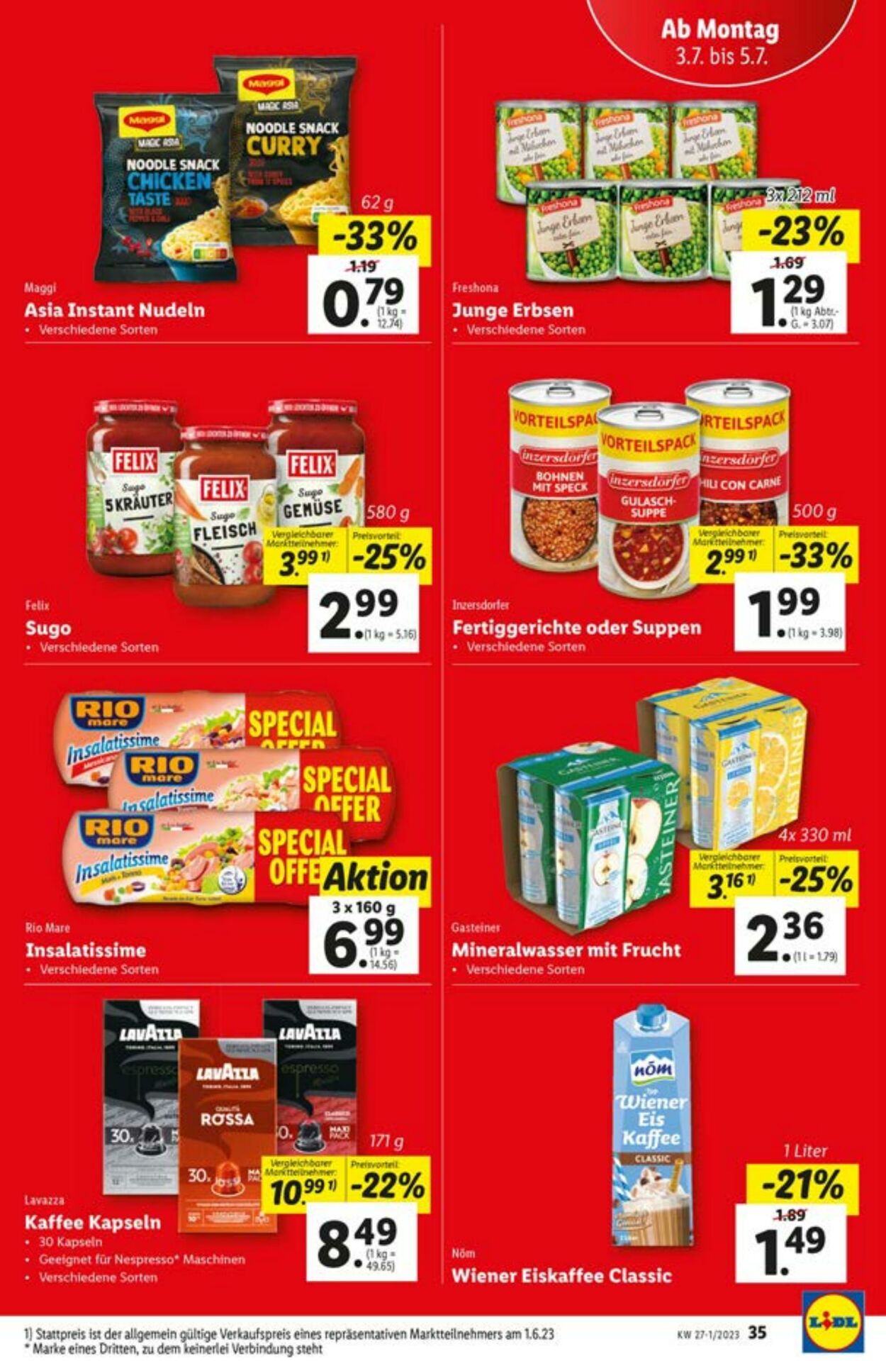 Prospekt Lidl 29.06.2023 - 05.07.2023