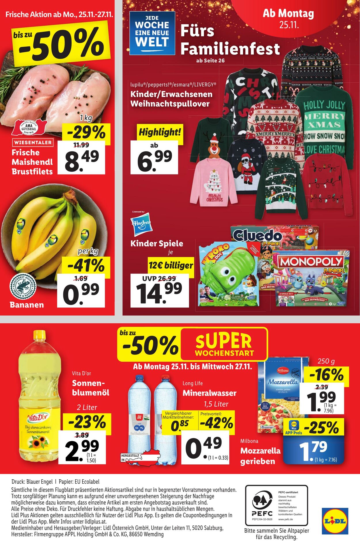 Prospekt Lidl 21.11.2024 - 27.11.2024