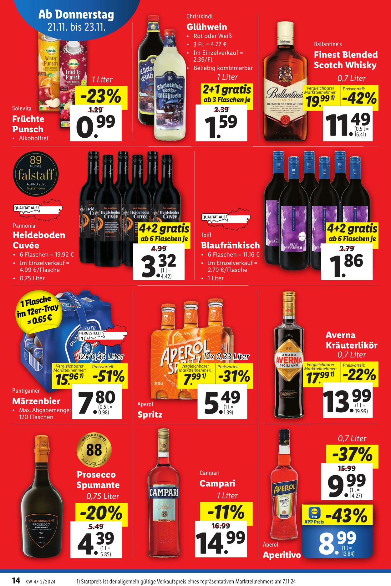 Prospekt Lidl 21.11.2024 - 27.11.2024