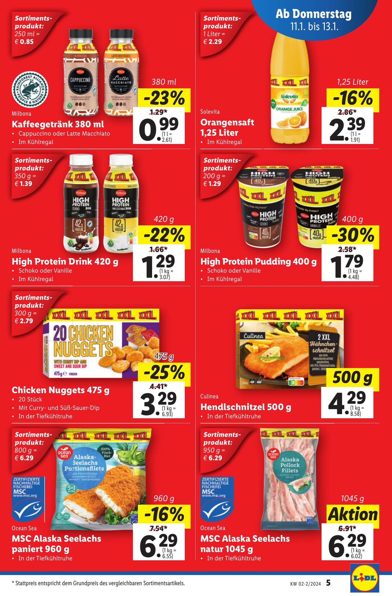 Prospekt Lidl 11.01.2024 - 13.01.2024