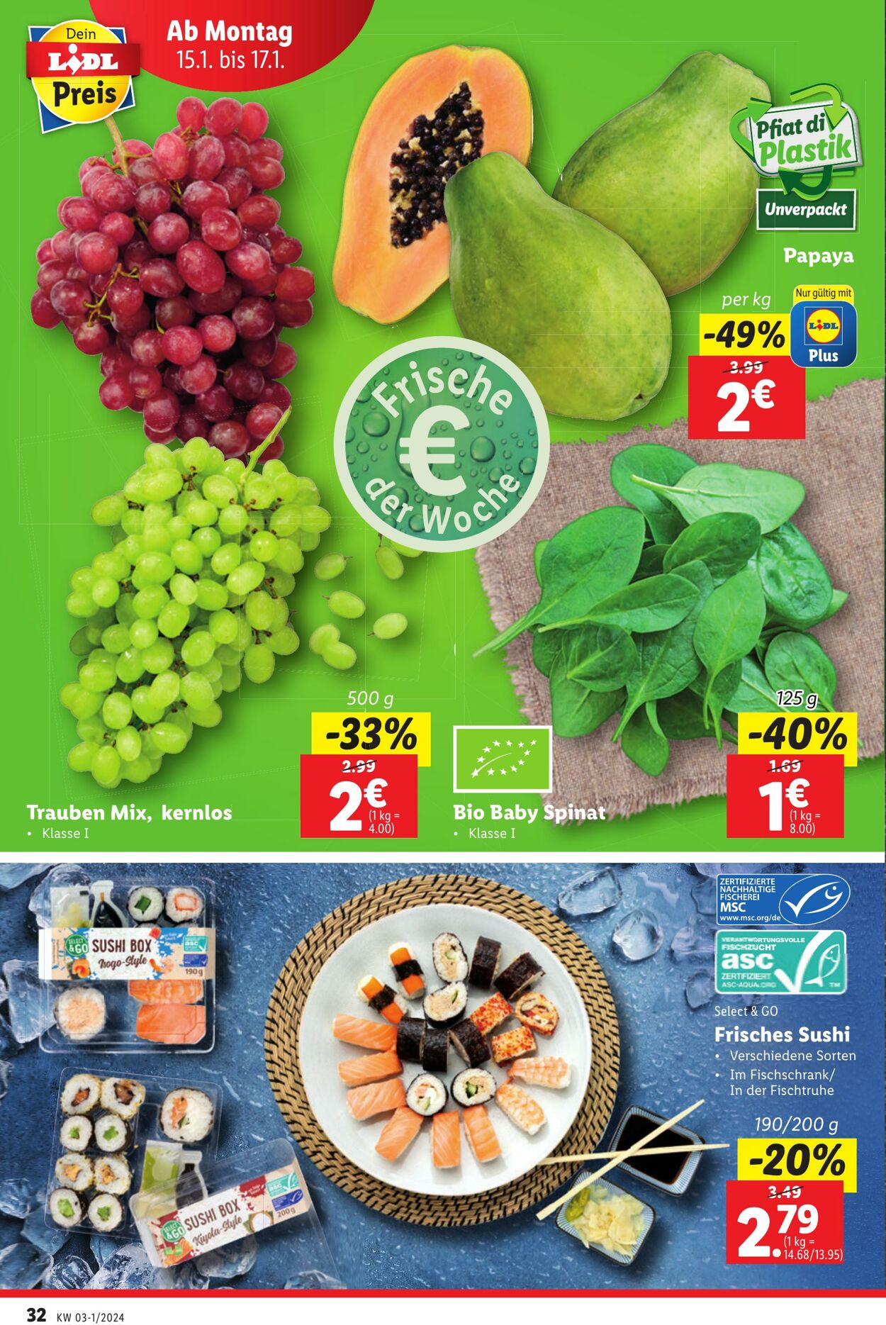 Prospekt Lidl 11.01.2024 - 13.01.2024