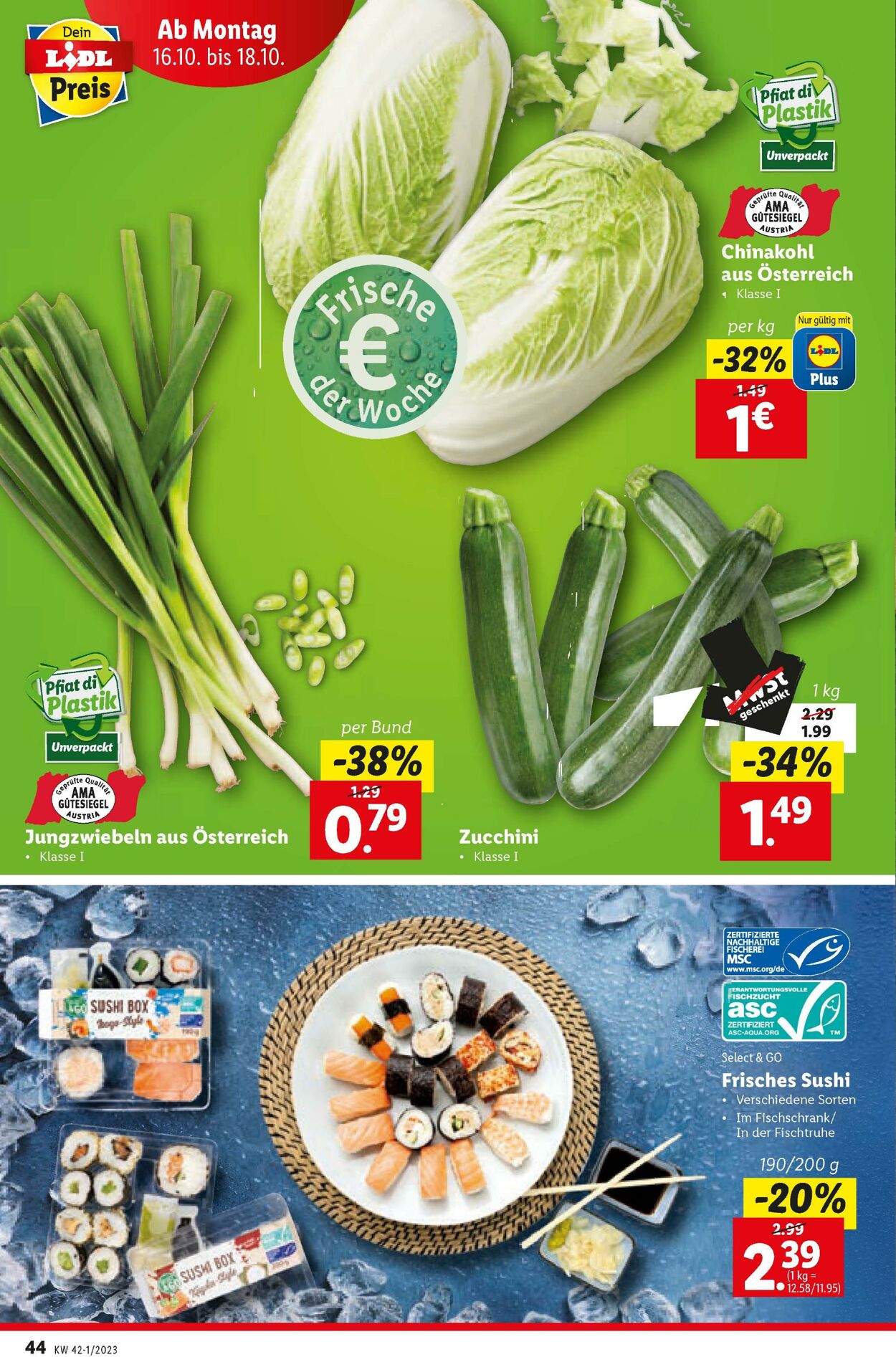 Prospekt Lidl 12.10.2023 - 14.10.2023