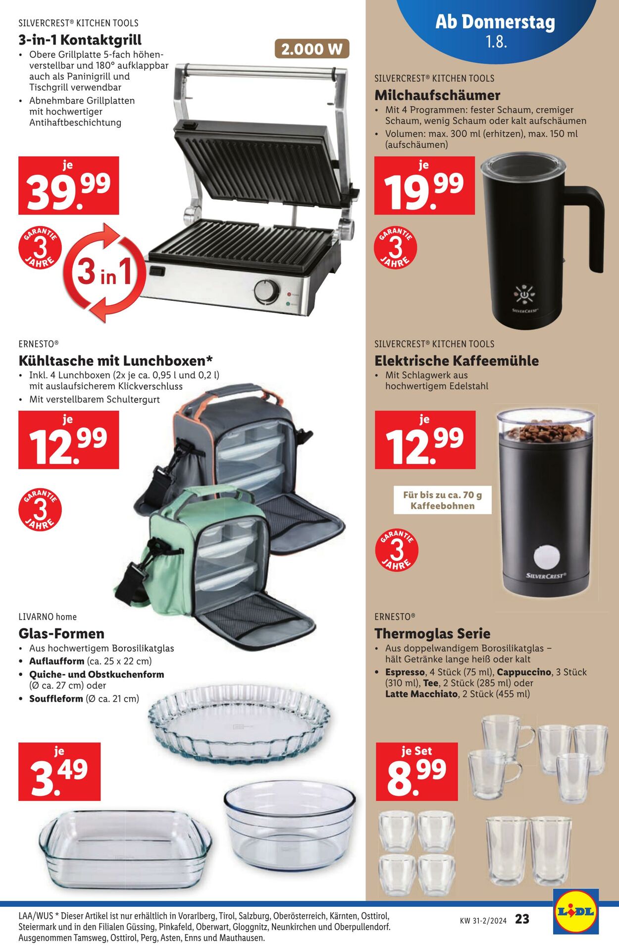 Prospekt Lidl 01.08.2024 - 07.08.2024