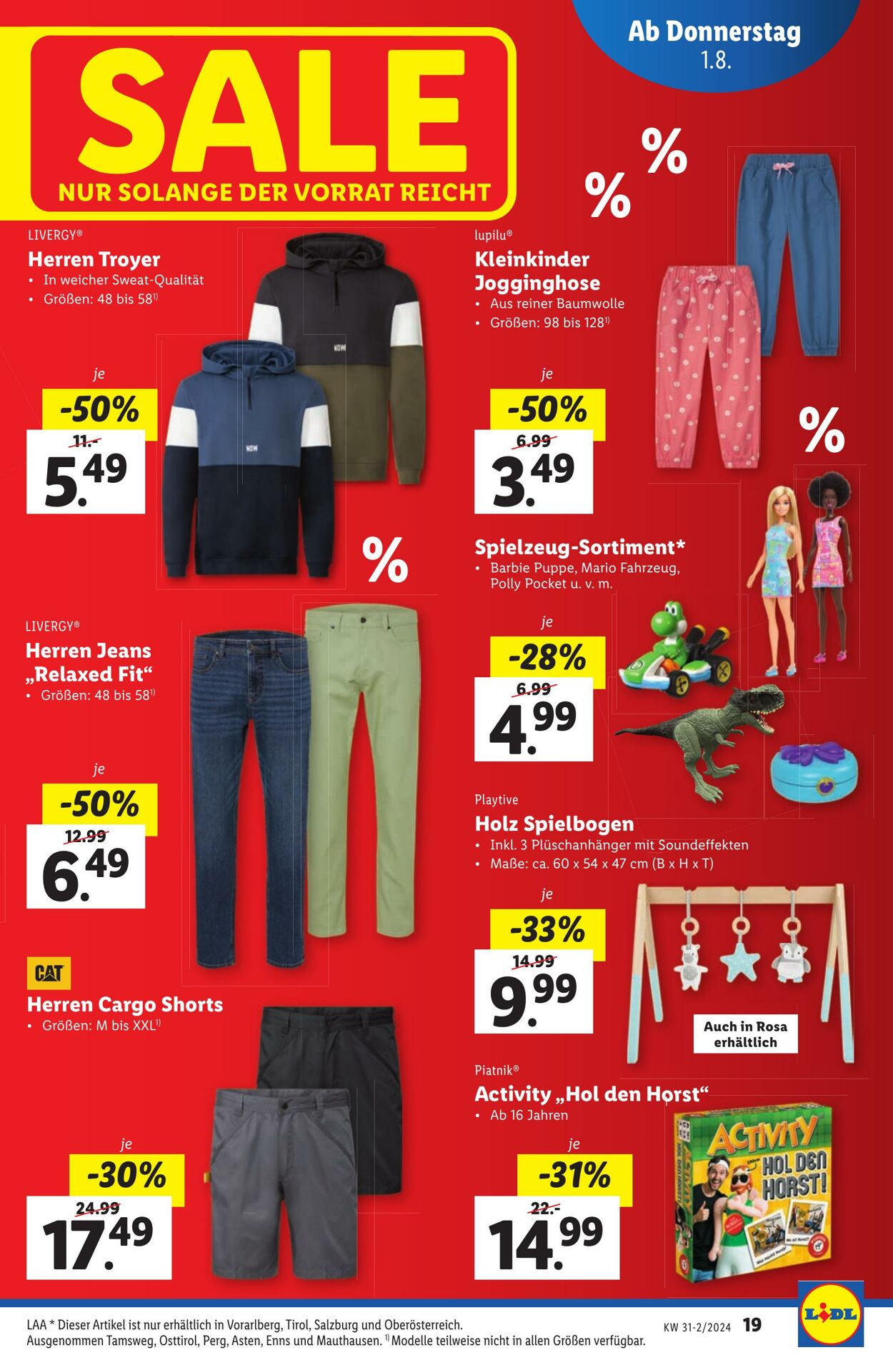 Prospekt Lidl 01.08.2024 - 07.08.2024