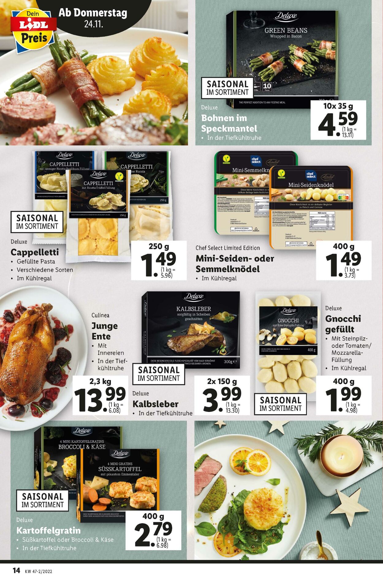 Prospekt Lidl 24.11.2022 - 30.11.2022