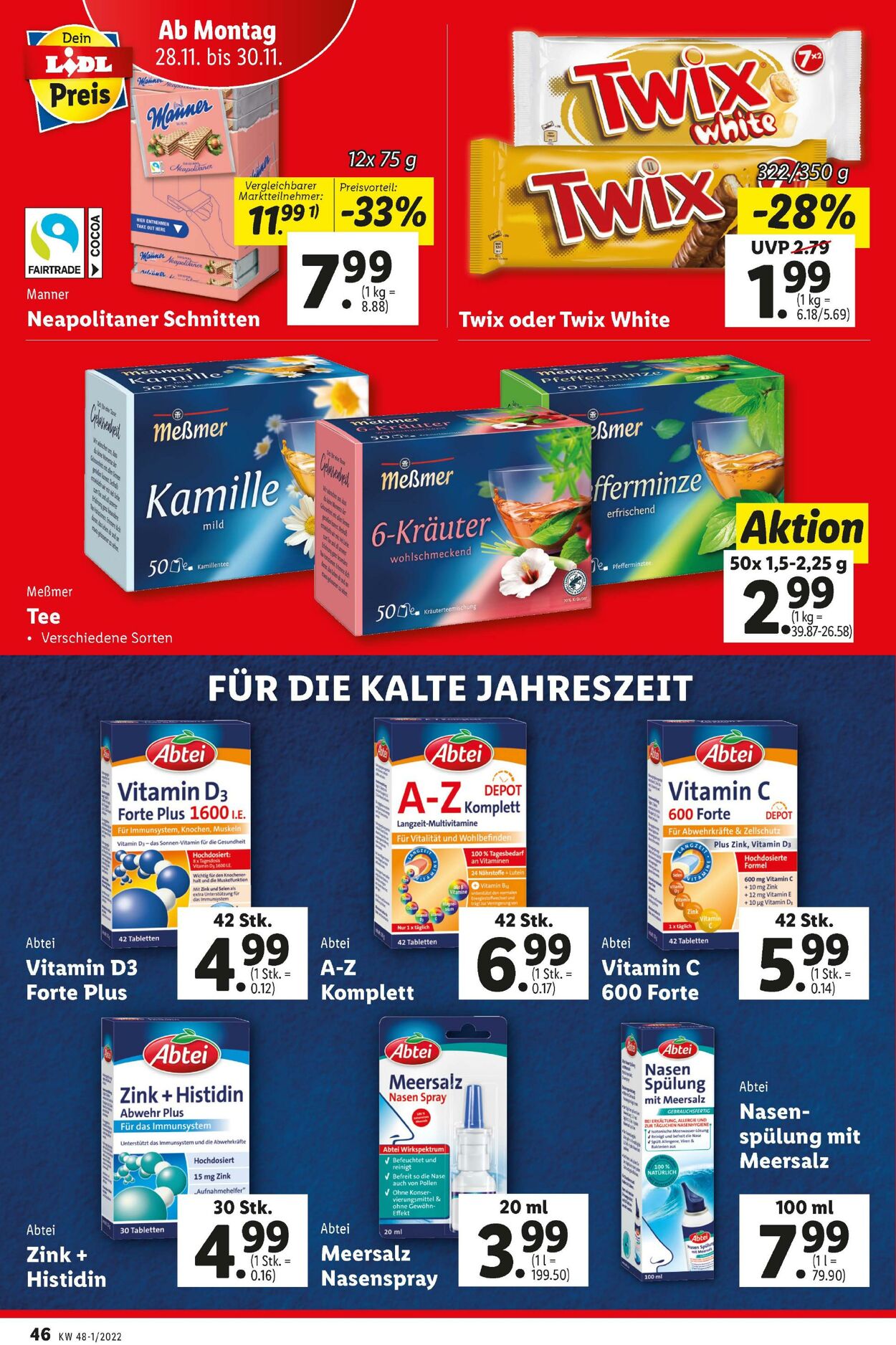 Prospekt Lidl 24.11.2022 - 30.11.2022