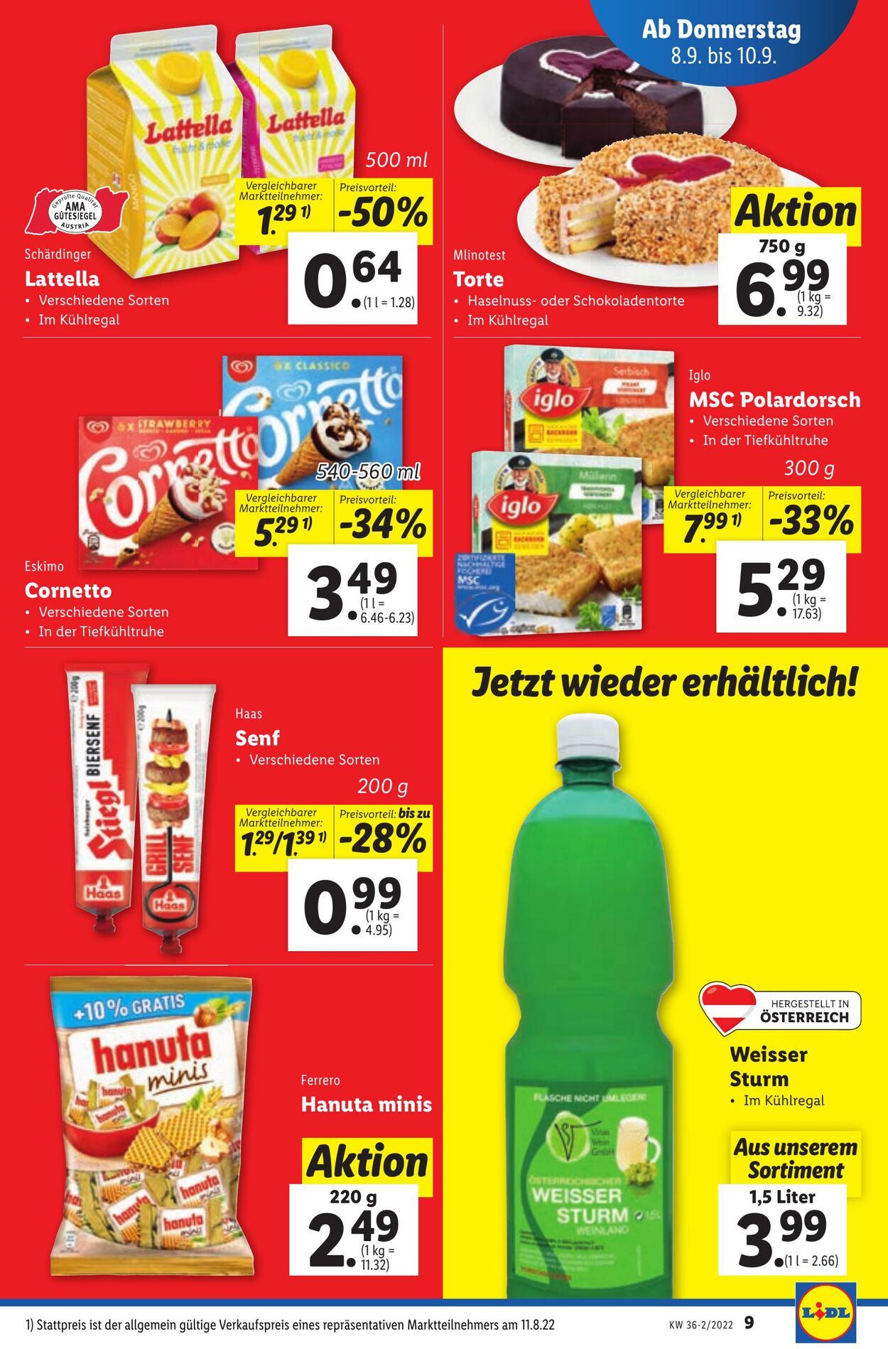 Prospekt Lidl 08.09.2022 - 14.09.2022