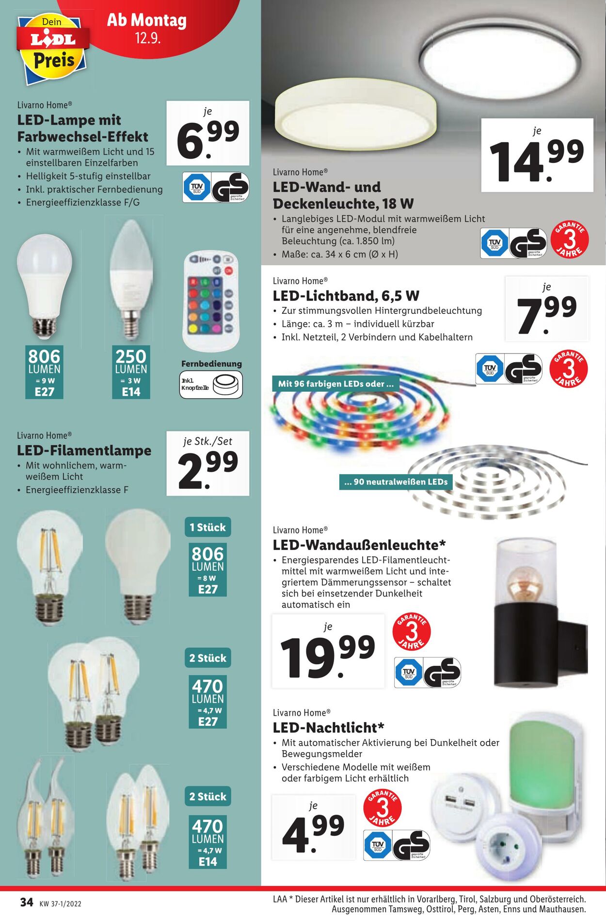 Prospekt Lidl 08.09.2022 - 14.09.2022