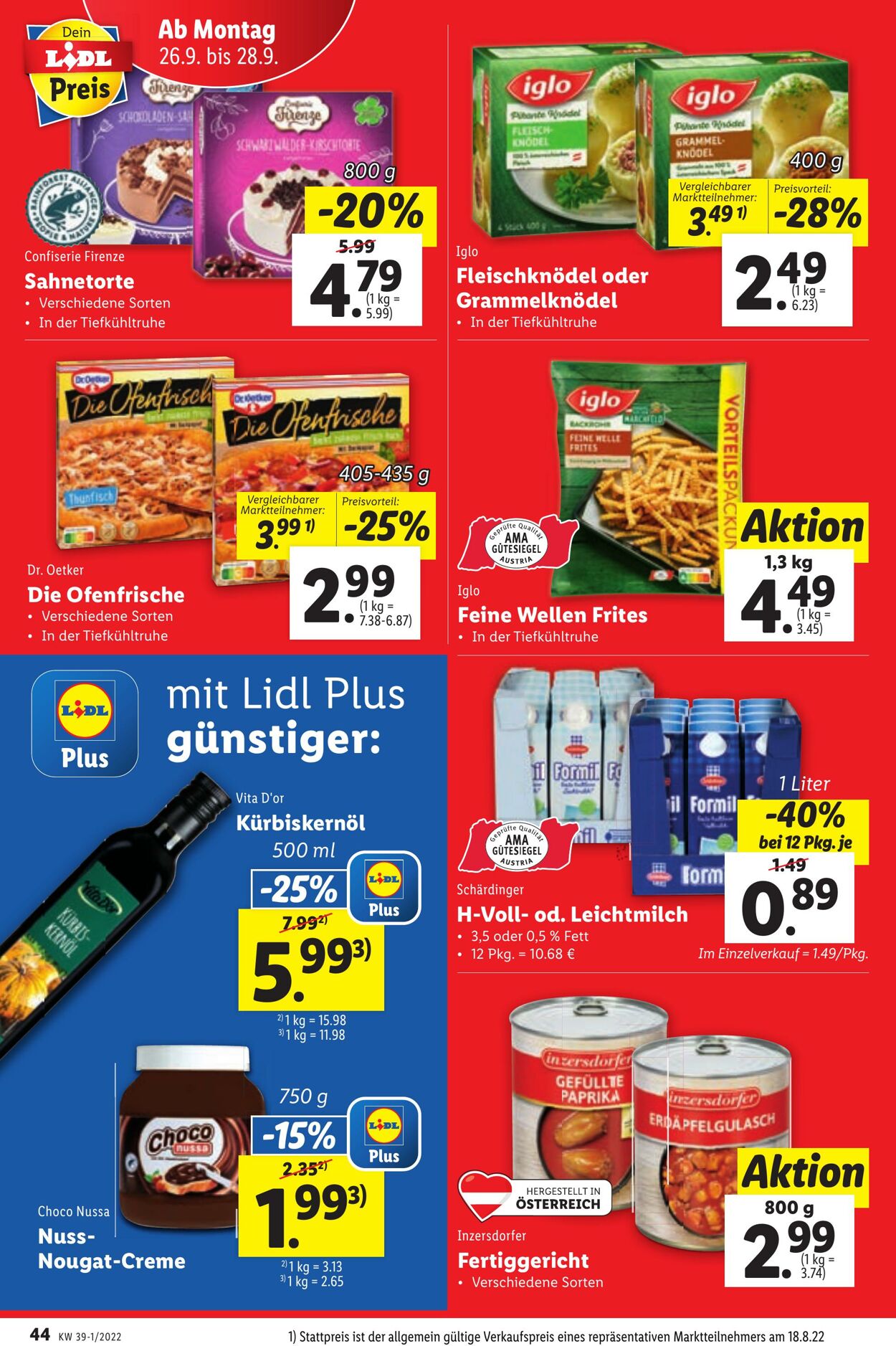 Prospekt Lidl 22.09.2022 - 28.09.2022