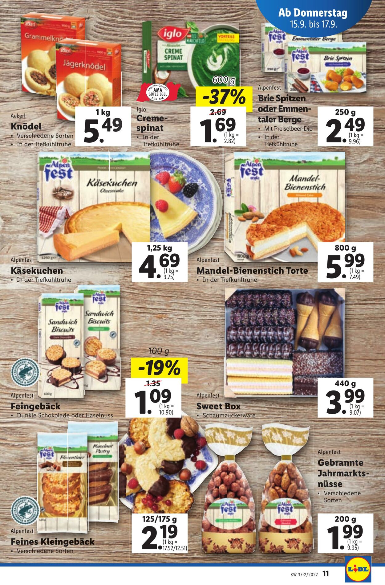 Prospekt Lidl 15.09.2022 - 21.09.2022