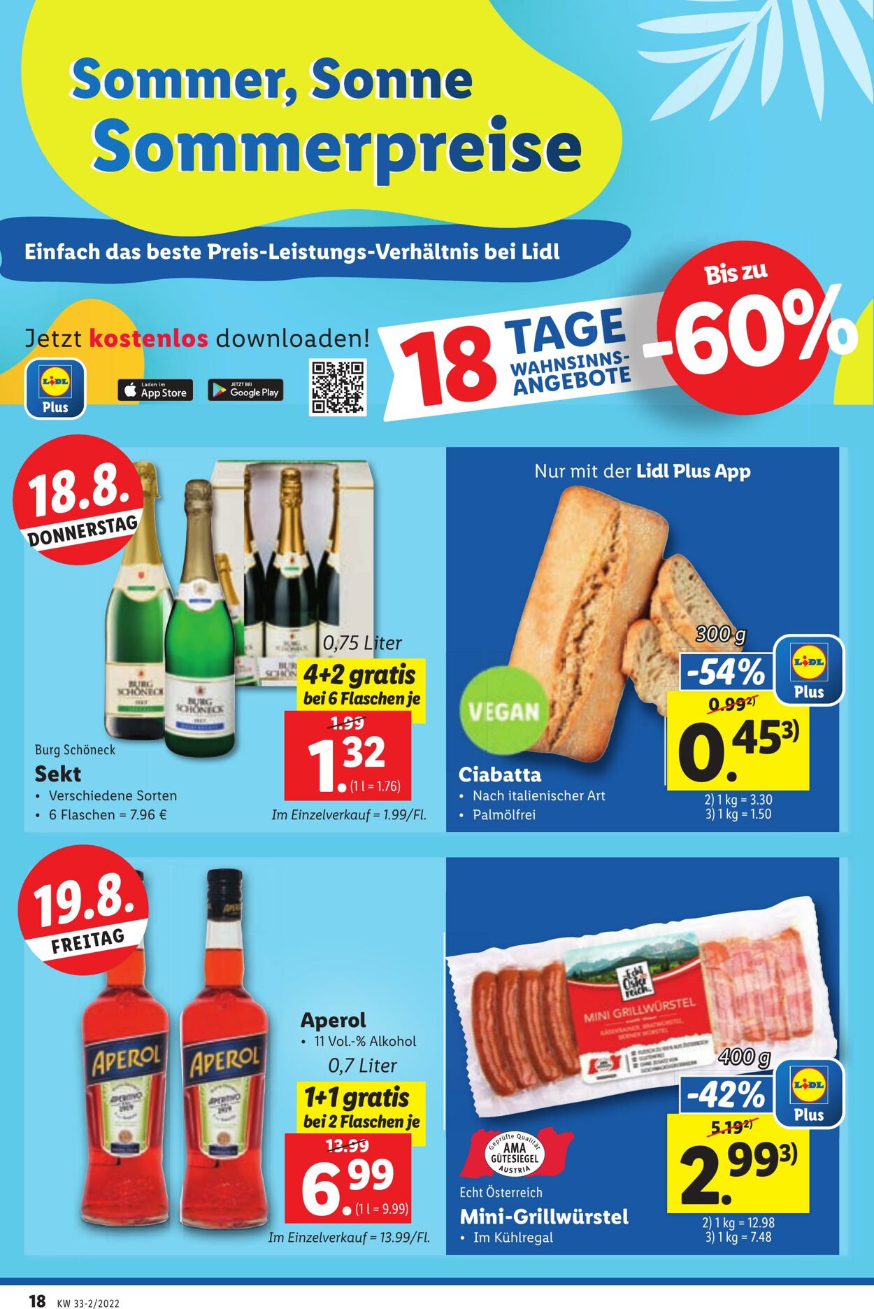 Prospekt Lidl 18.08.2022 - 24.08.2022