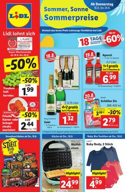 Prospekt Lidl 18.08.2022 - 24.08.2022