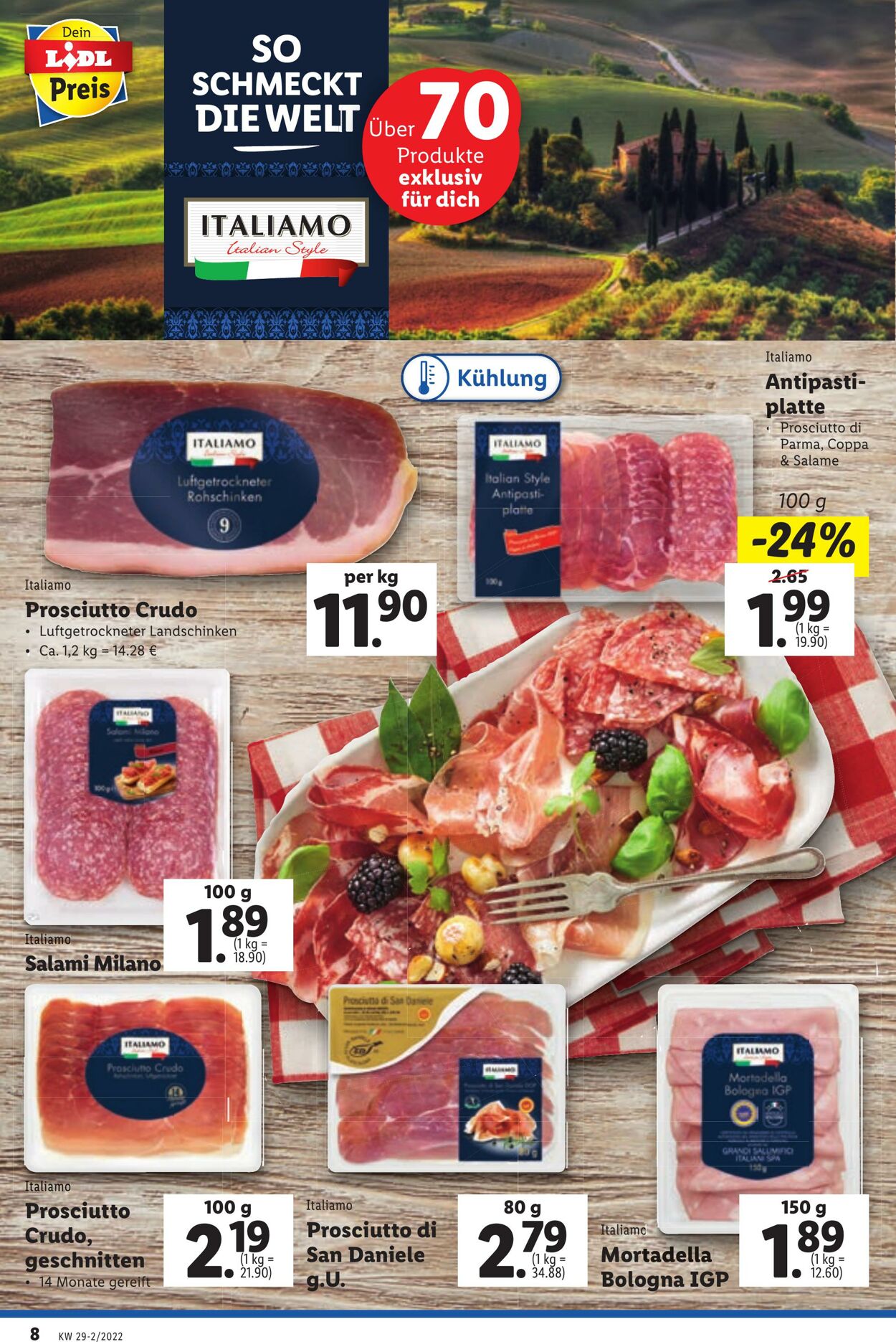 Prospekt Lidl 21.07.2022 - 27.07.2022