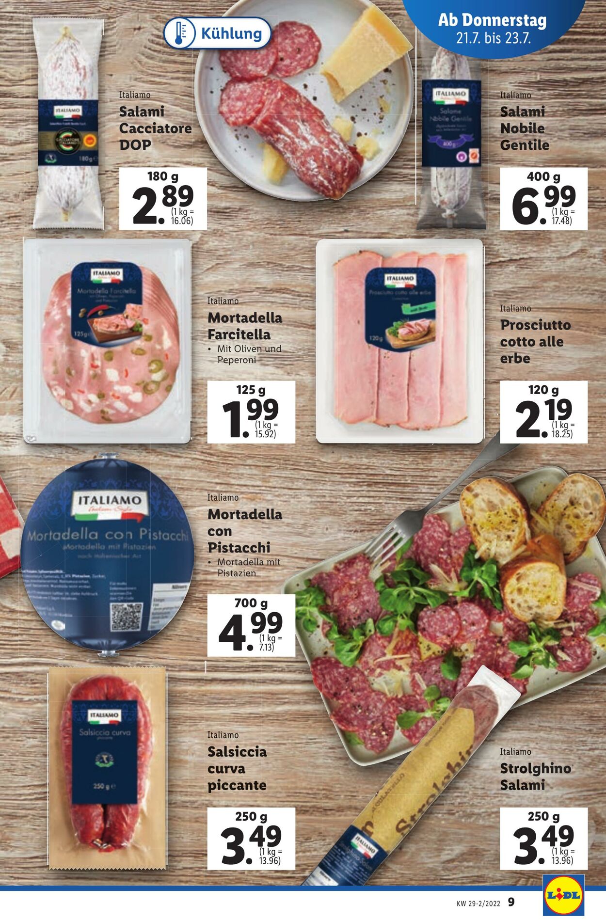 Prospekt Lidl 21.07.2022 - 27.07.2022