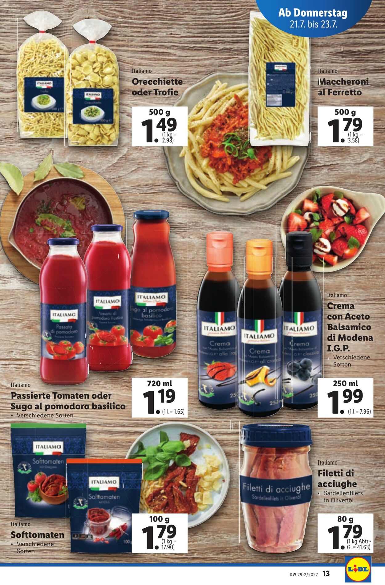 Prospekt Lidl 21.07.2022 - 27.07.2022