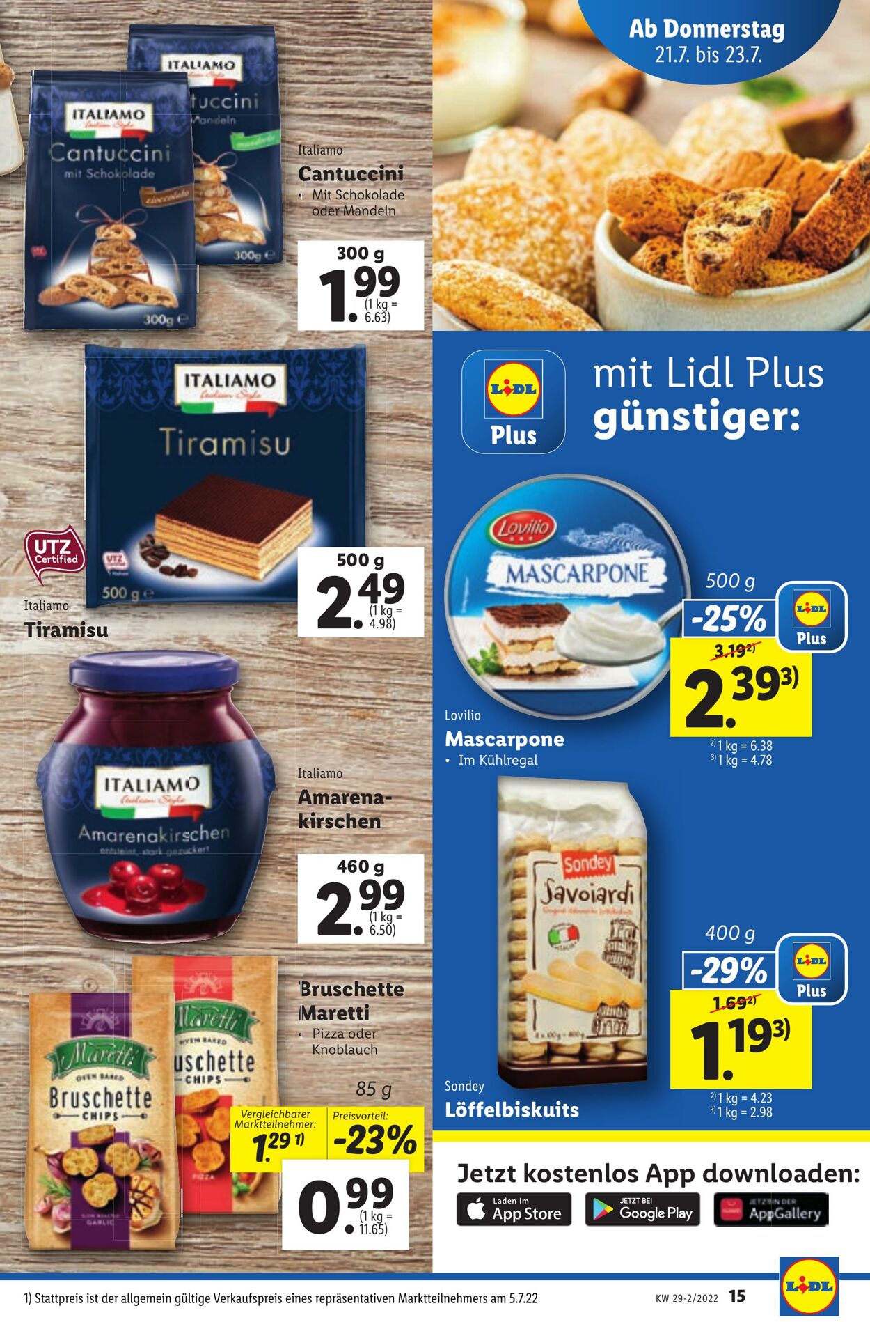 Prospekt Lidl 21.07.2022 - 27.07.2022