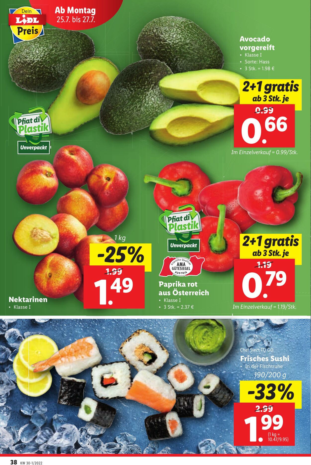 Prospekt Lidl 21.07.2022 - 27.07.2022