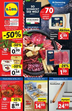 Prospekt Lidl 21.07.2022 - 27.07.2022