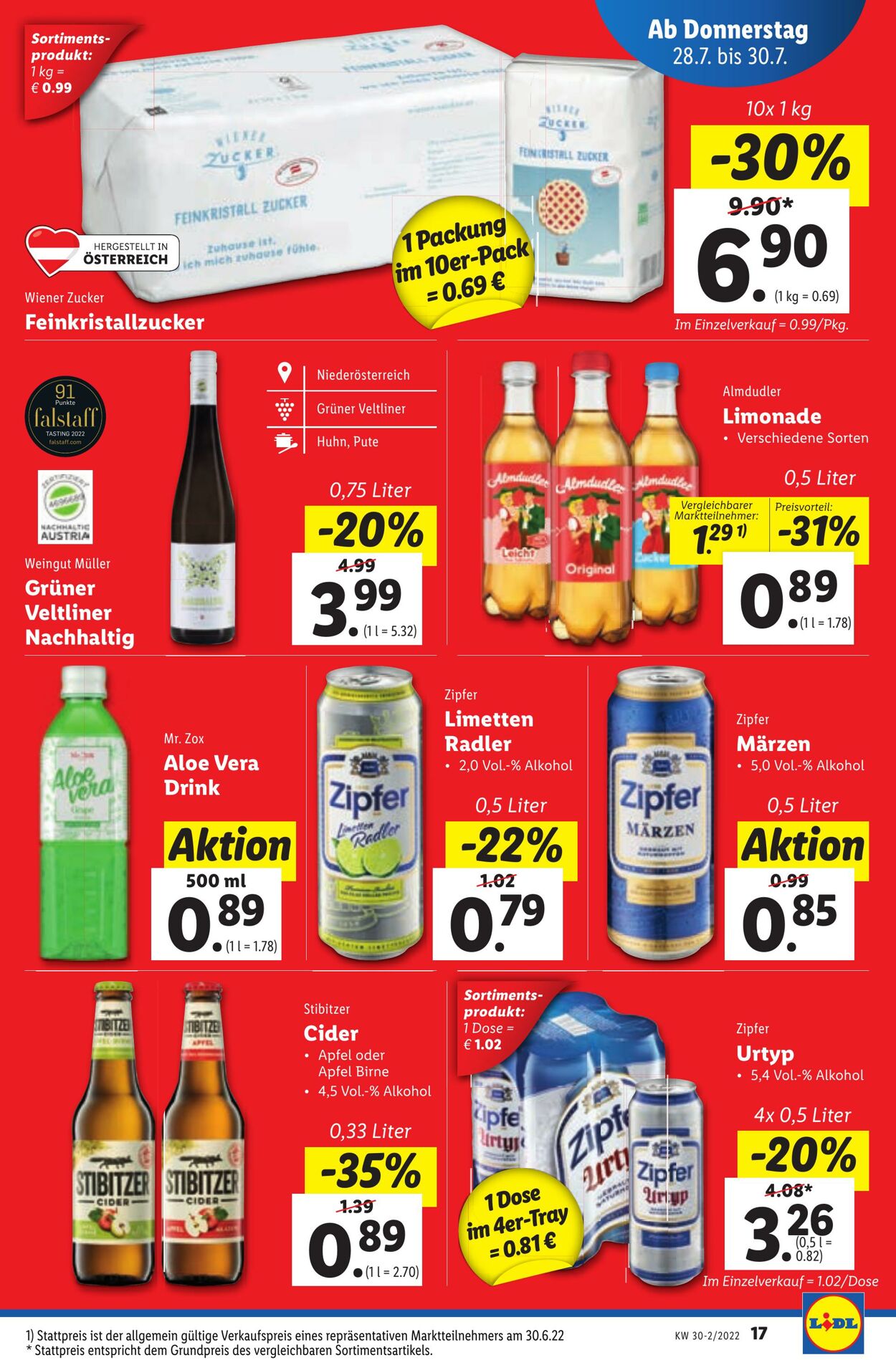 Prospekt Lidl 28.07.2022 - 03.08.2022