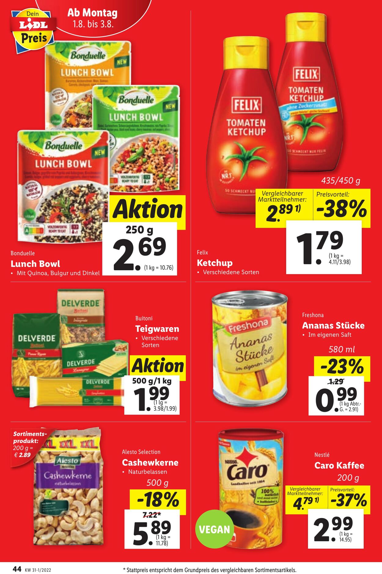 Prospekt Lidl 28.07.2022 - 03.08.2022