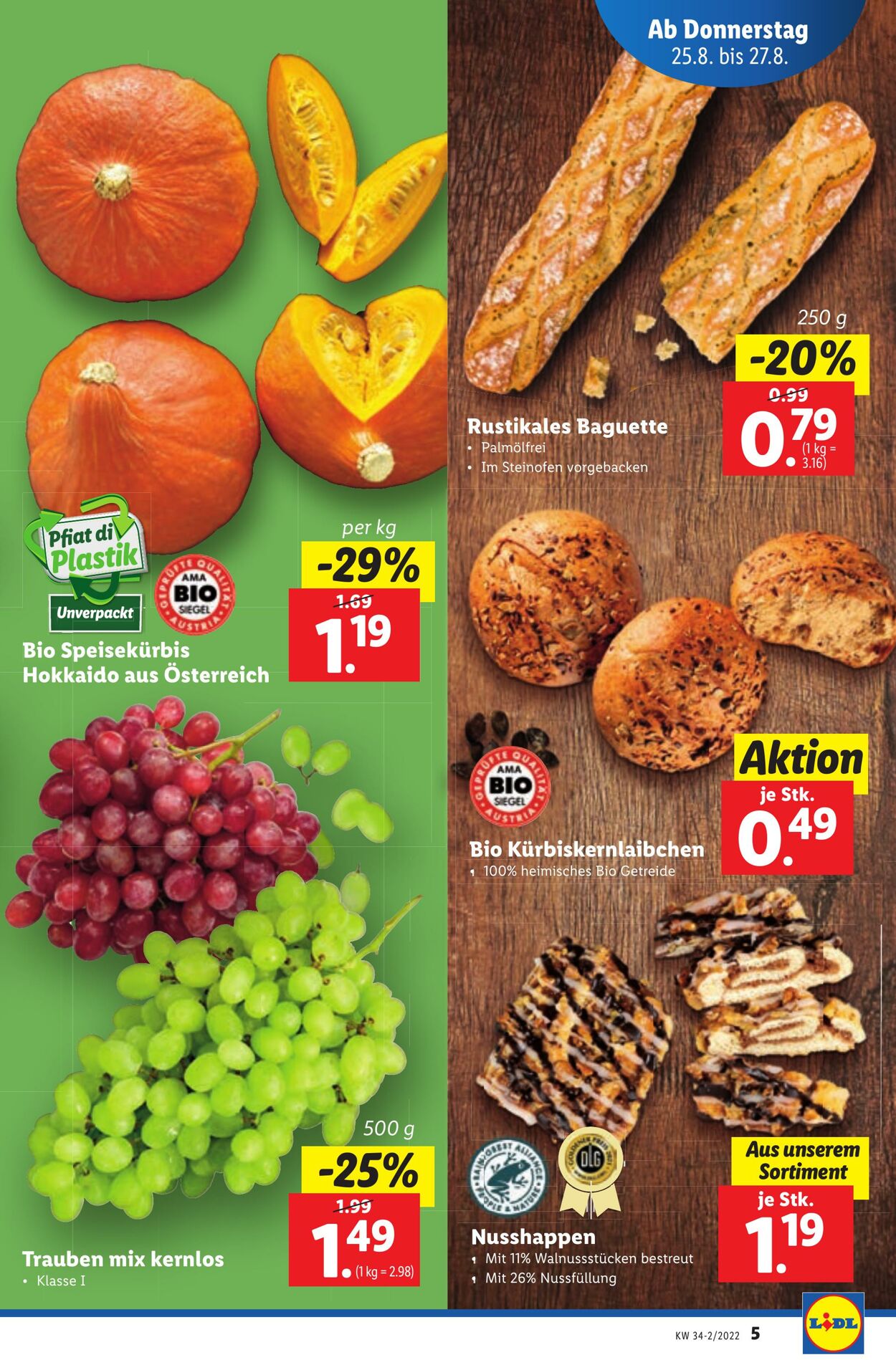 Prospekt Lidl 25.08.2022 - 31.08.2022