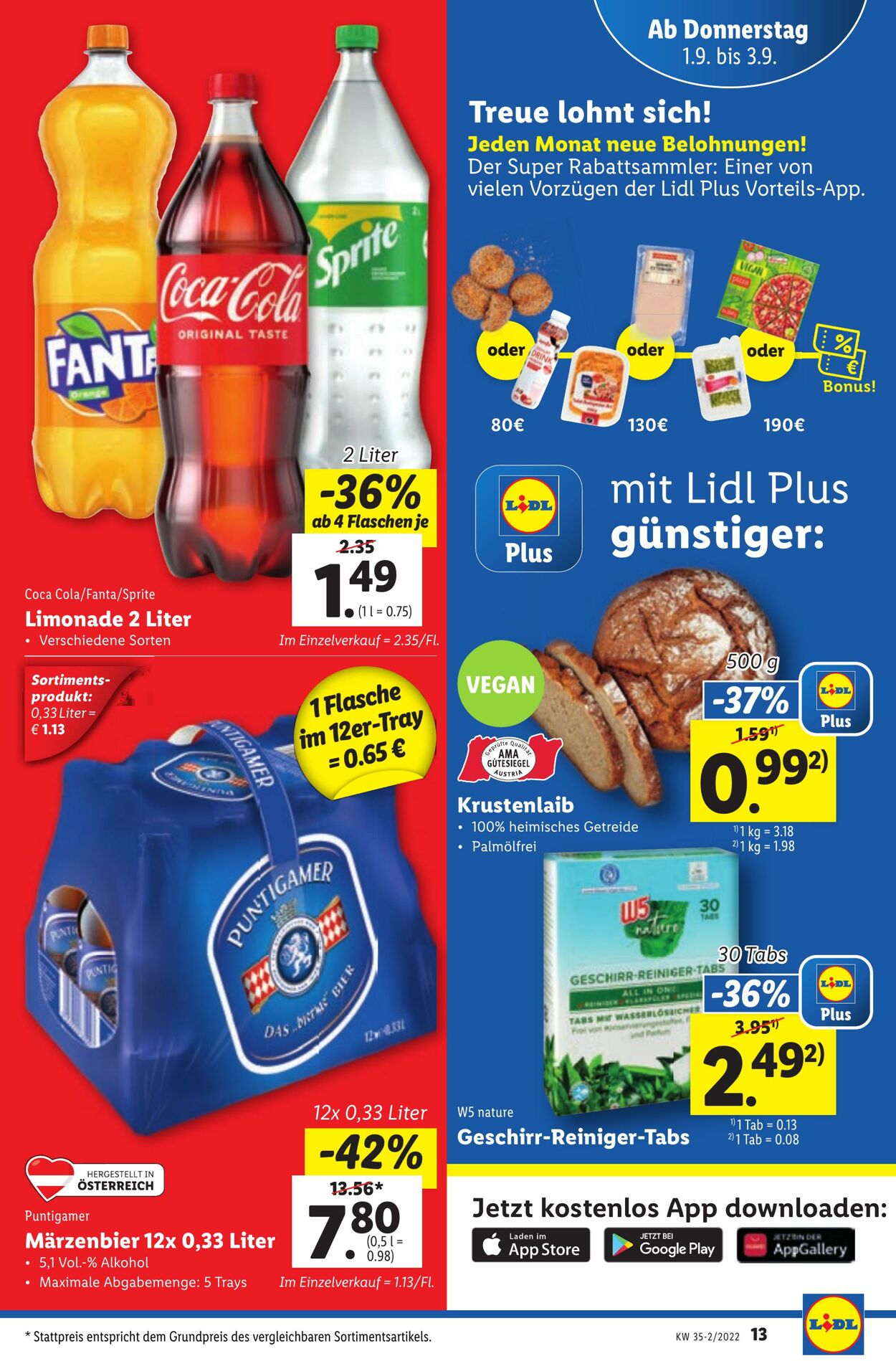 Prospekt Lidl 01.09.2022 - 07.09.2022