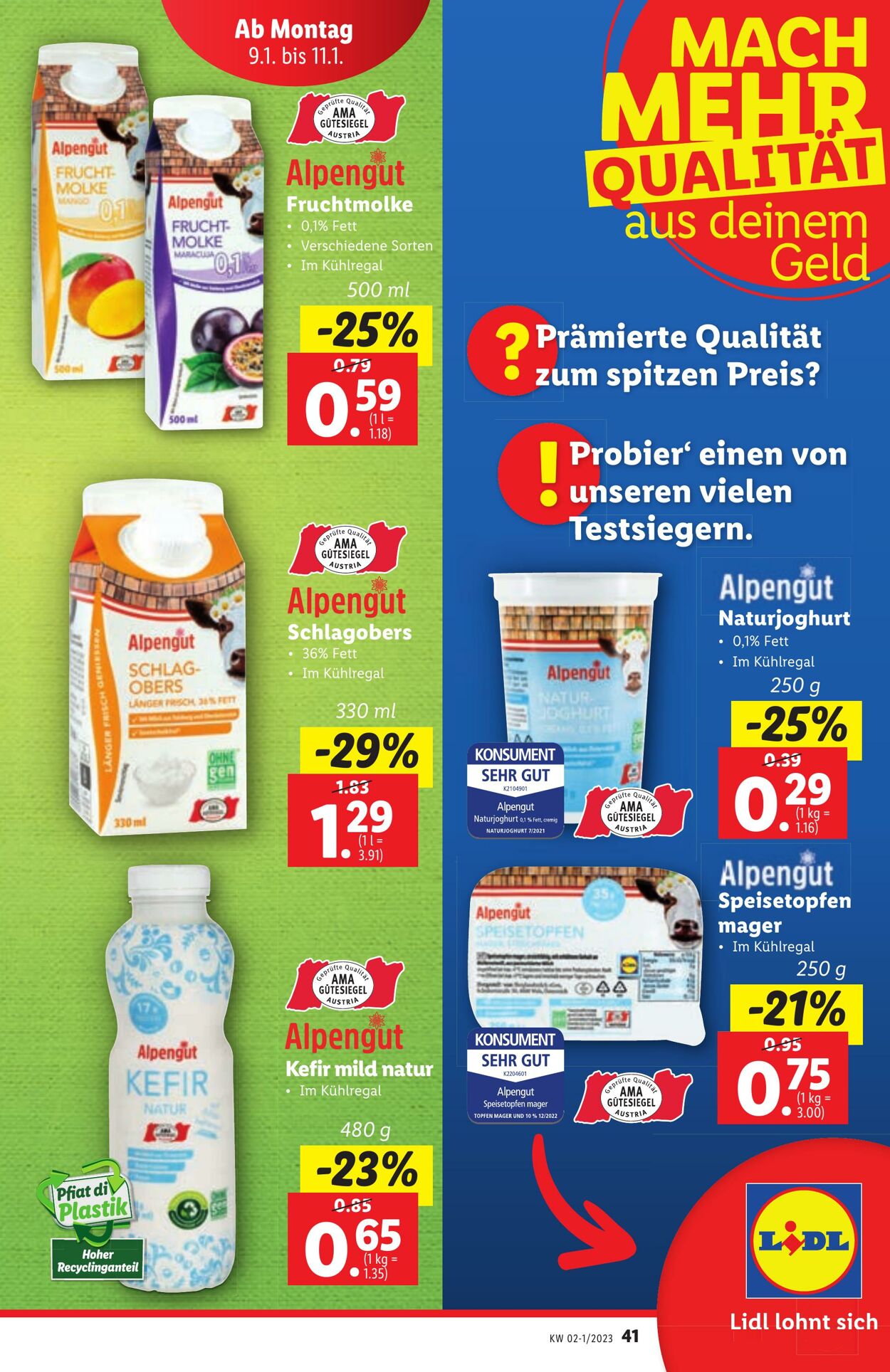 Prospekt Lidl 04.01.2023 - 11.01.2023